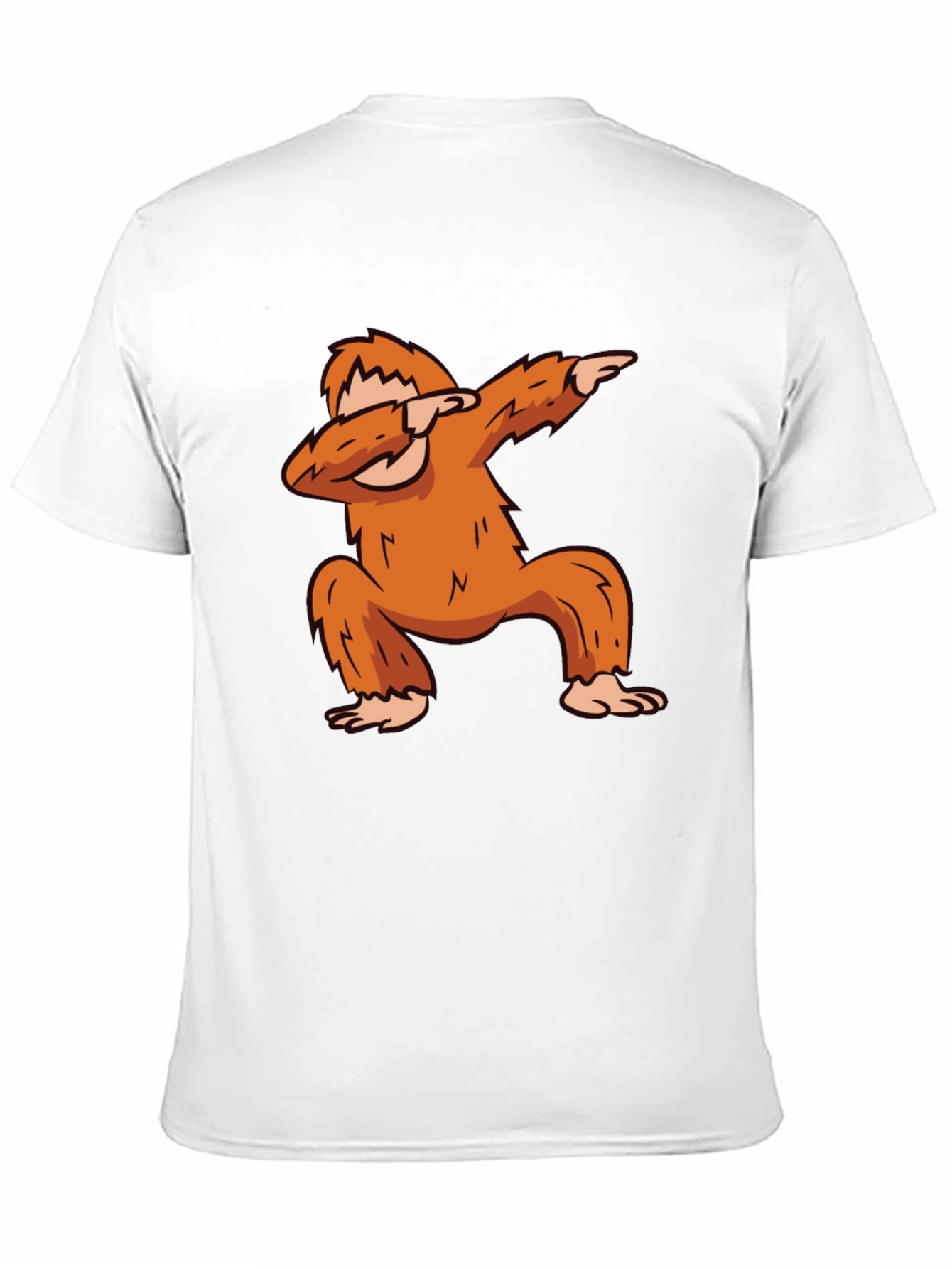 Black Bigfoot Dabbing Graphic Tee - Black view 11