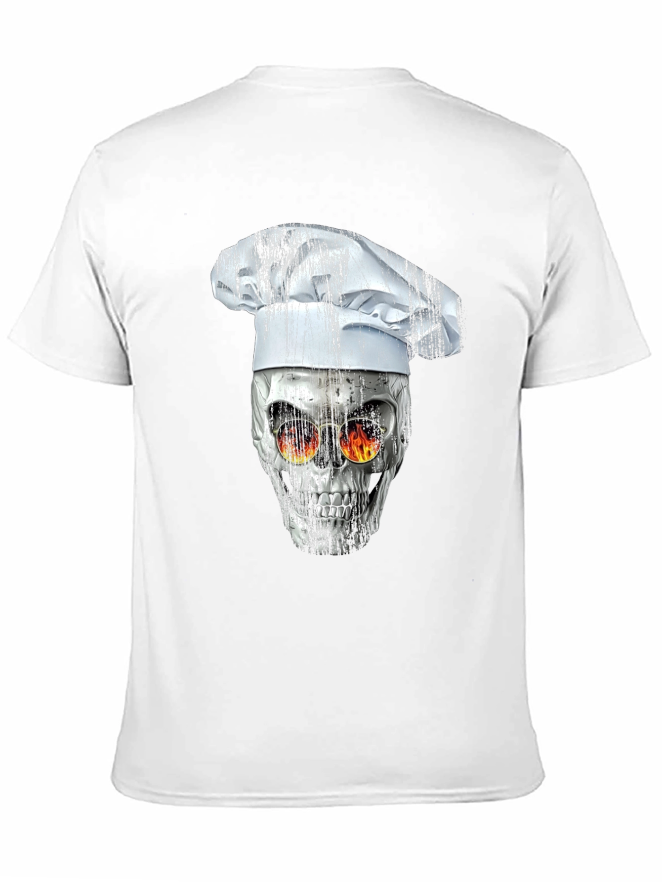 Black Skull Chef T-Shirt view 11