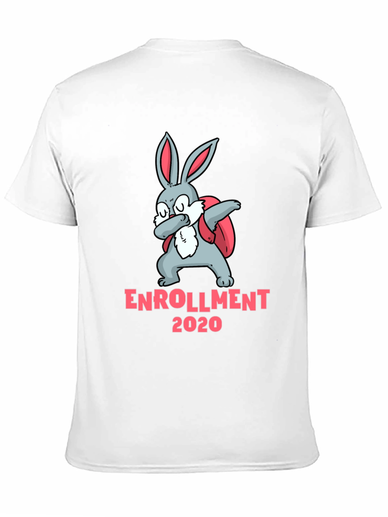 Black Enrollment 2020 Rabbit Dab T-Shirt view 11