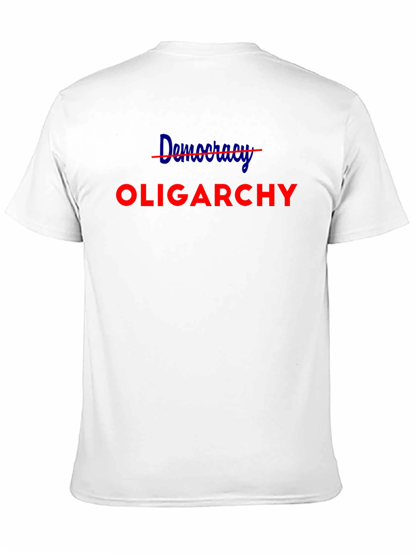 Black Oligarchy T-Shirt - Democracy is Dead! view 11