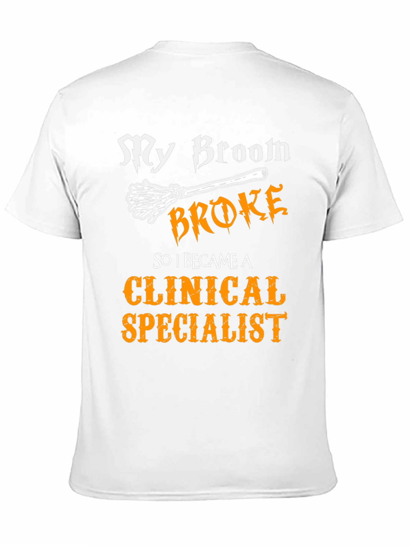 Black Funny Clinical Specialist Halloween T-Shirt view 11