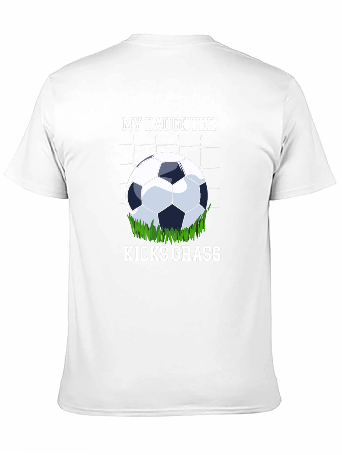 Black My Daughter Kicks Grass T-Shirt Soccer Fan Gift view 11