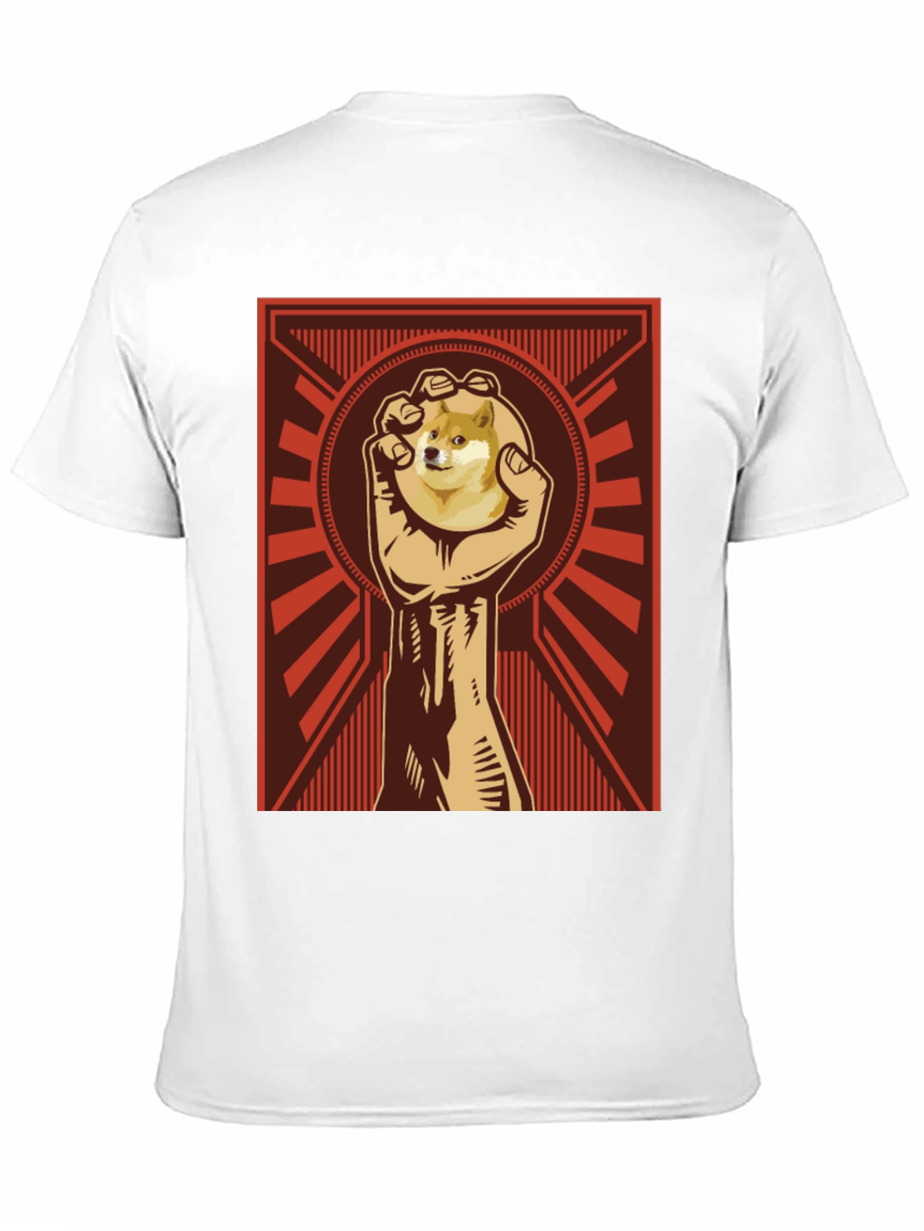 Black Doge Meme T-Shirt - Fist Graphic Tee view 11