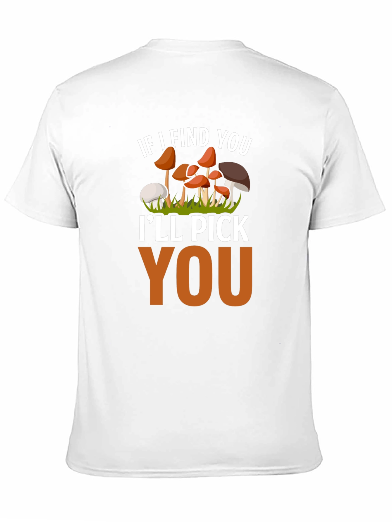 Black Mushroom Lover T-Shirt - I'll Pick You Funny Tee view 11