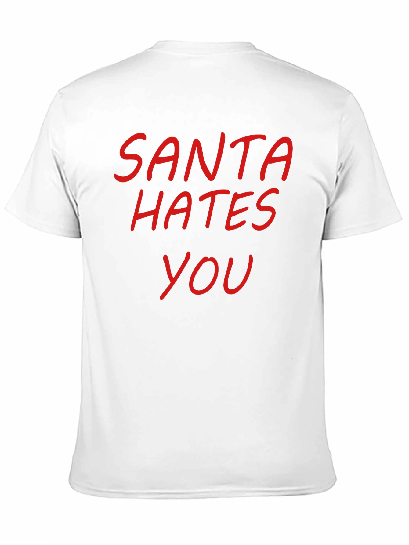 Black Santa Hates You Graphic T-Shirt view 11