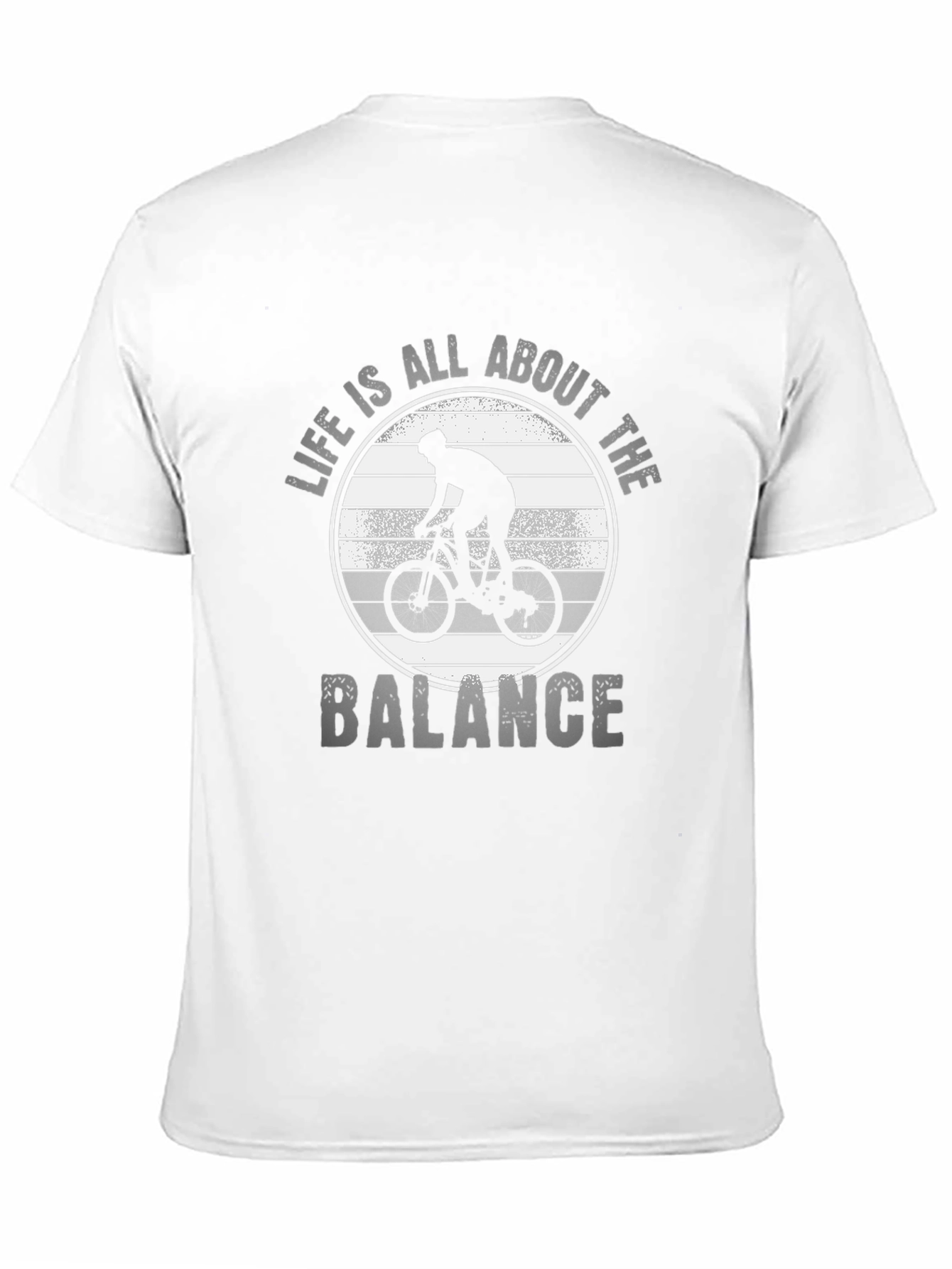 Black Life is All About Balance Biker T-Shirt view 11