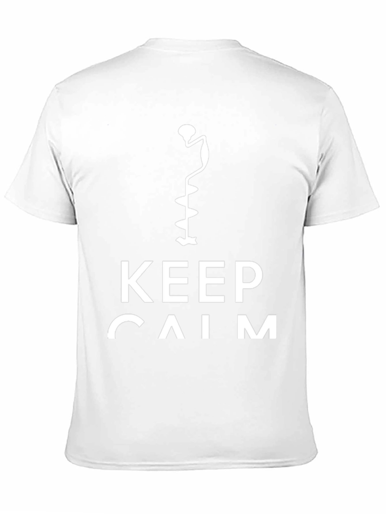 Keep Calm Ice Auger T-Shirt - Black - 11