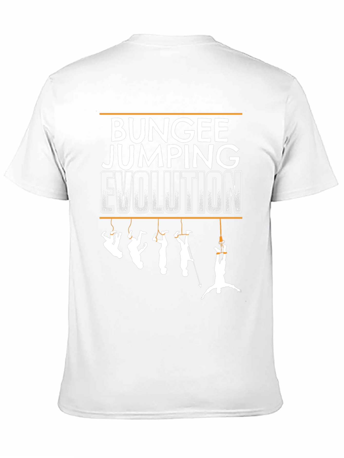 Black Bungee Jumping Evolution T-Shirt view 11