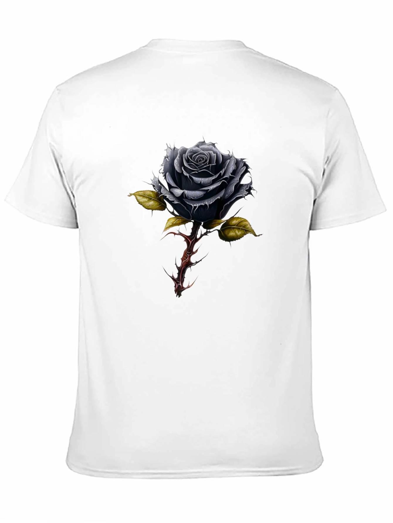 Black Black Rose Graphic Tee view 11