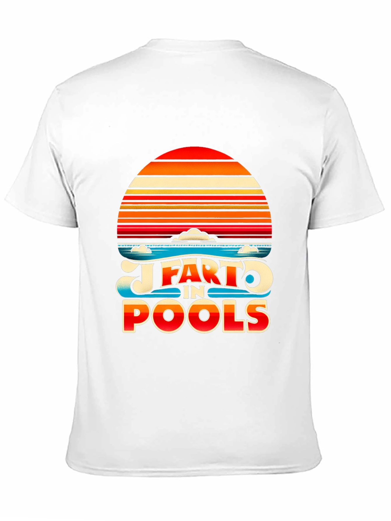 Black I Fart In Pools Graphic T-Shirt view 11
