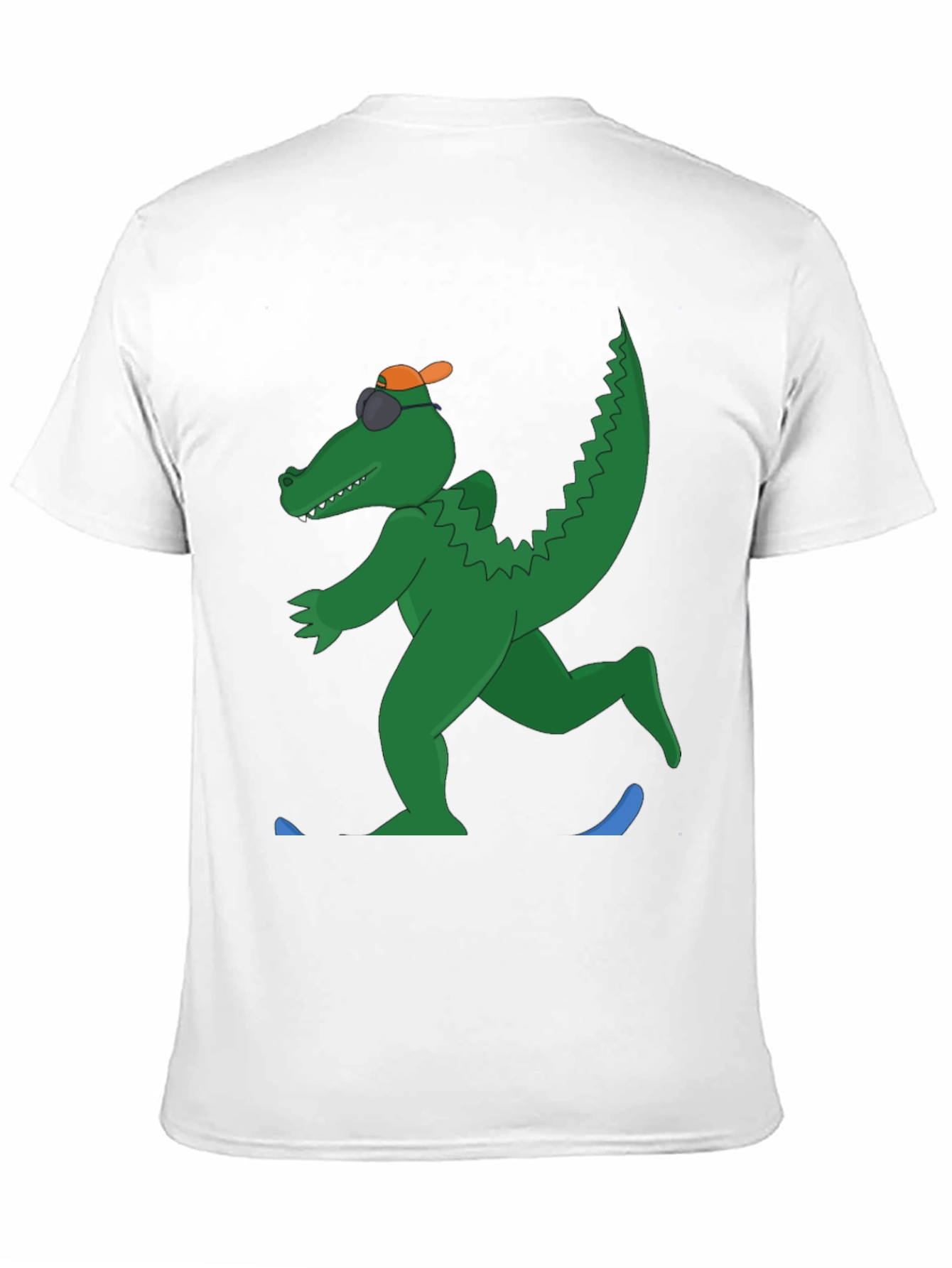 Black Cool Gator Graphic Tee view 11