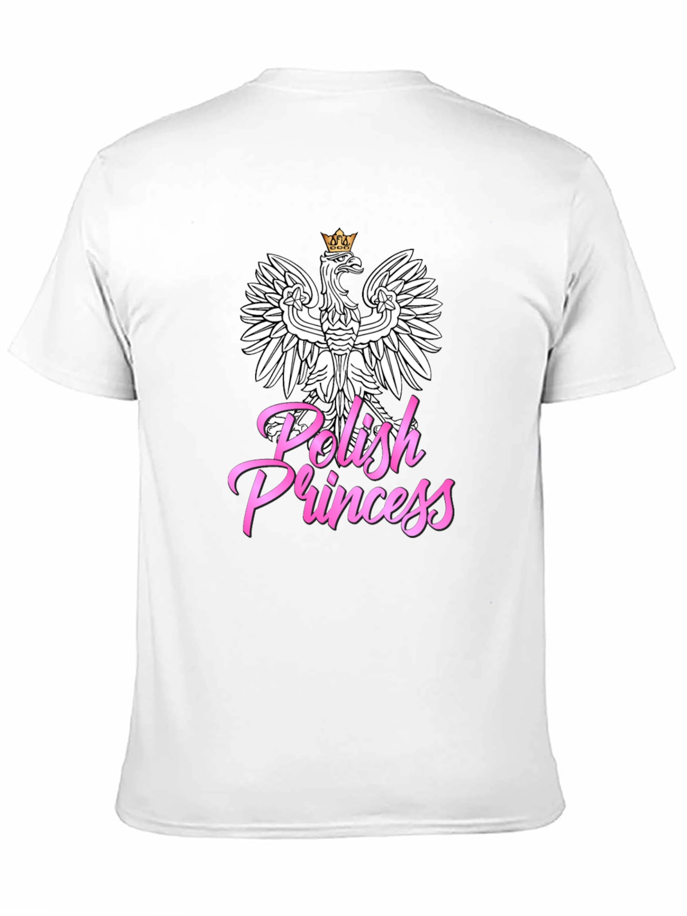 Polish Princess T-Shirt - Black Crew Neck Tee - 11