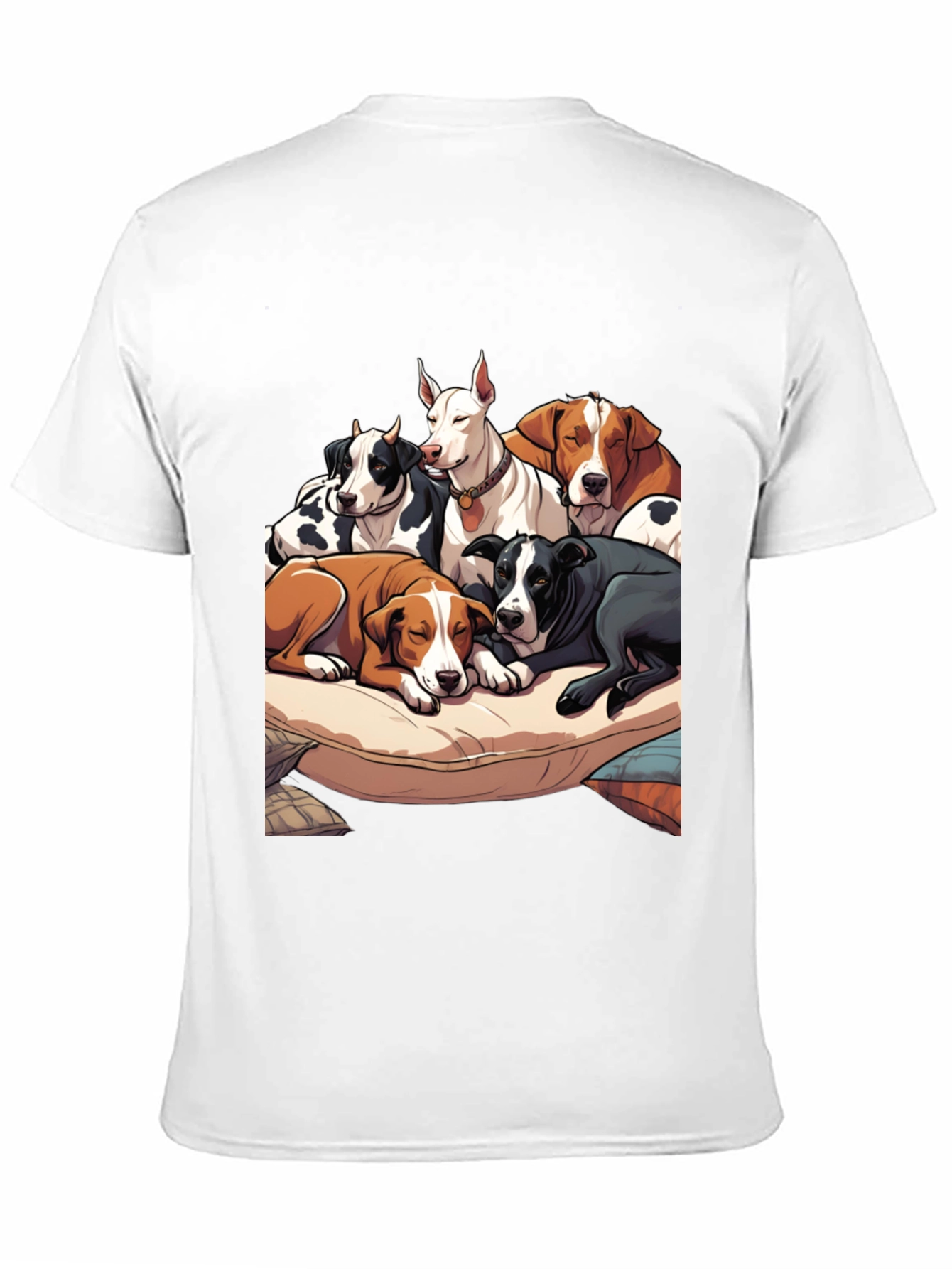 Black Dogs Pileup Graphic Tee - Soft Cotton view 11