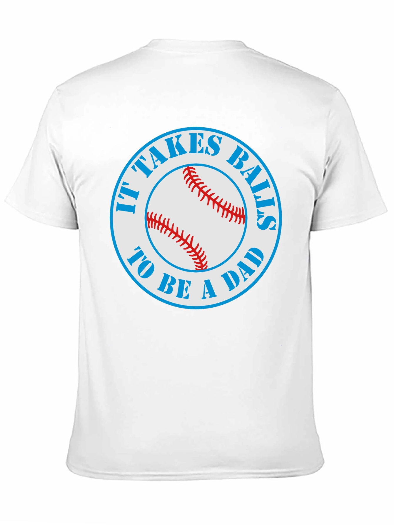 Black It Takes Balls To Be A Dad T-Shirt view 11
