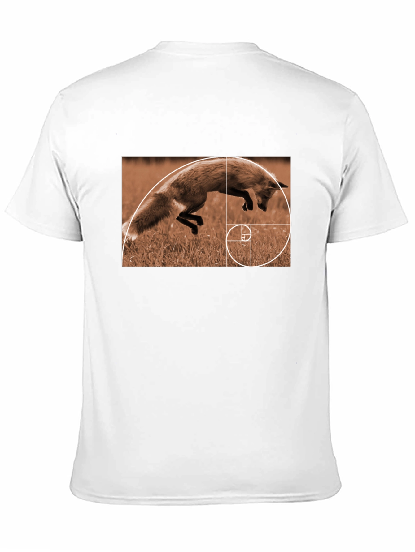 Black Fox Golden Ratio T-Shirt - Stylish Math Nature Tee view 11