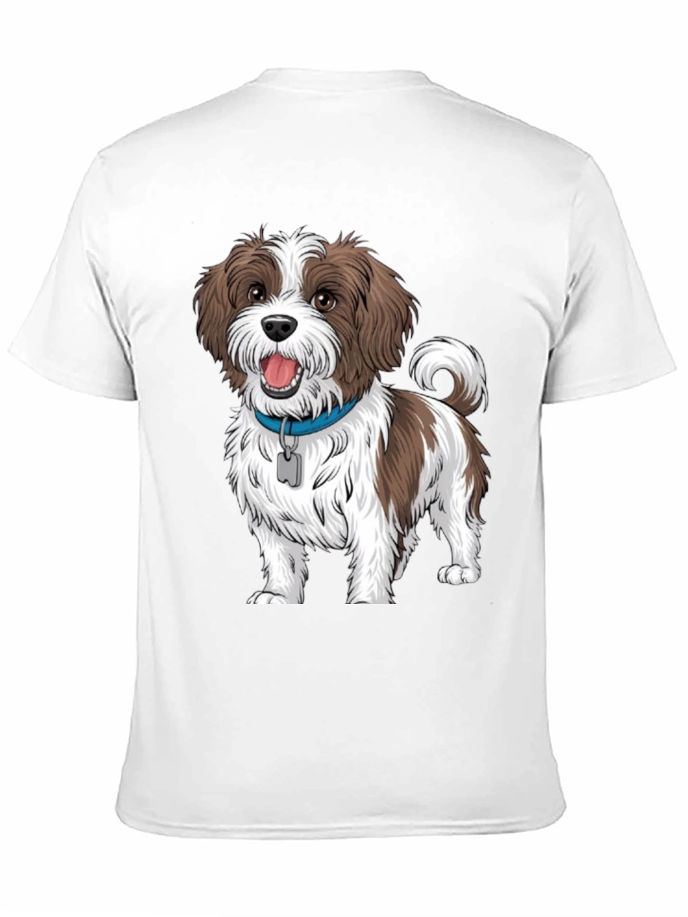 Black Dog Graphic Tee - Casual Black T-Shirt view 11