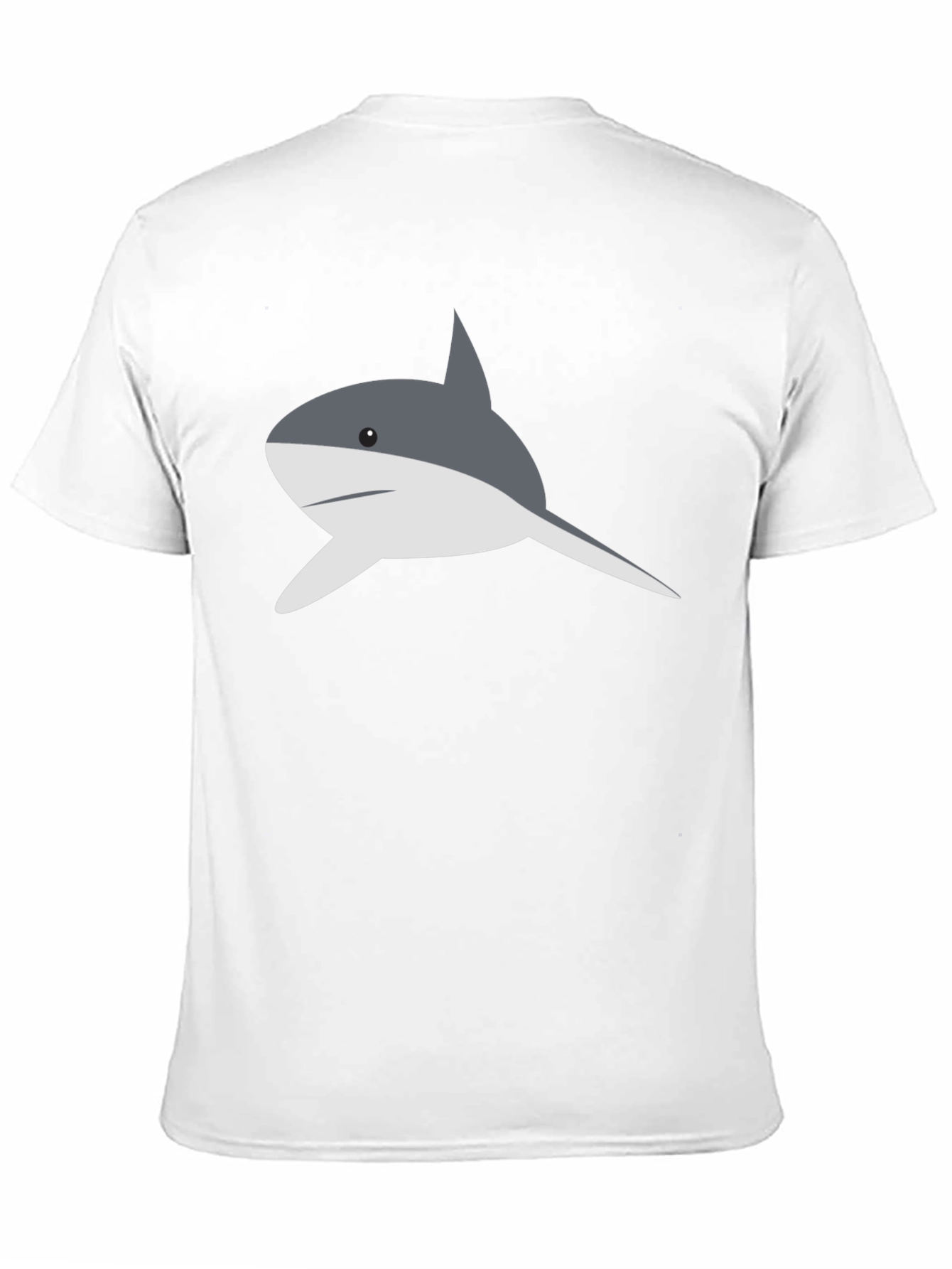 Black Shark Graphic T-Shirt - Men's Black Tee view 11