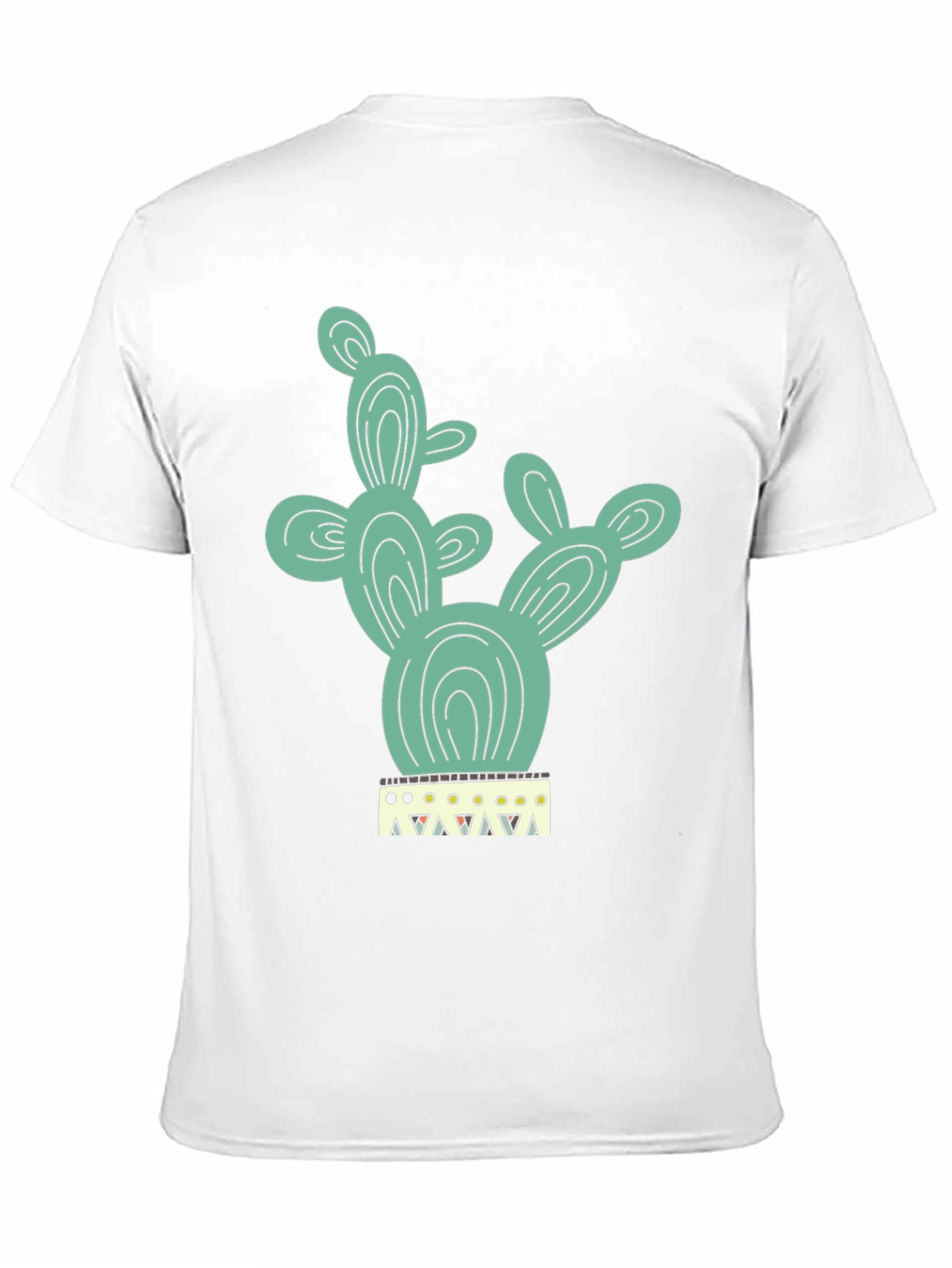 Black Cactus Tee - Trendy Graphic Print T-Shirt view 11