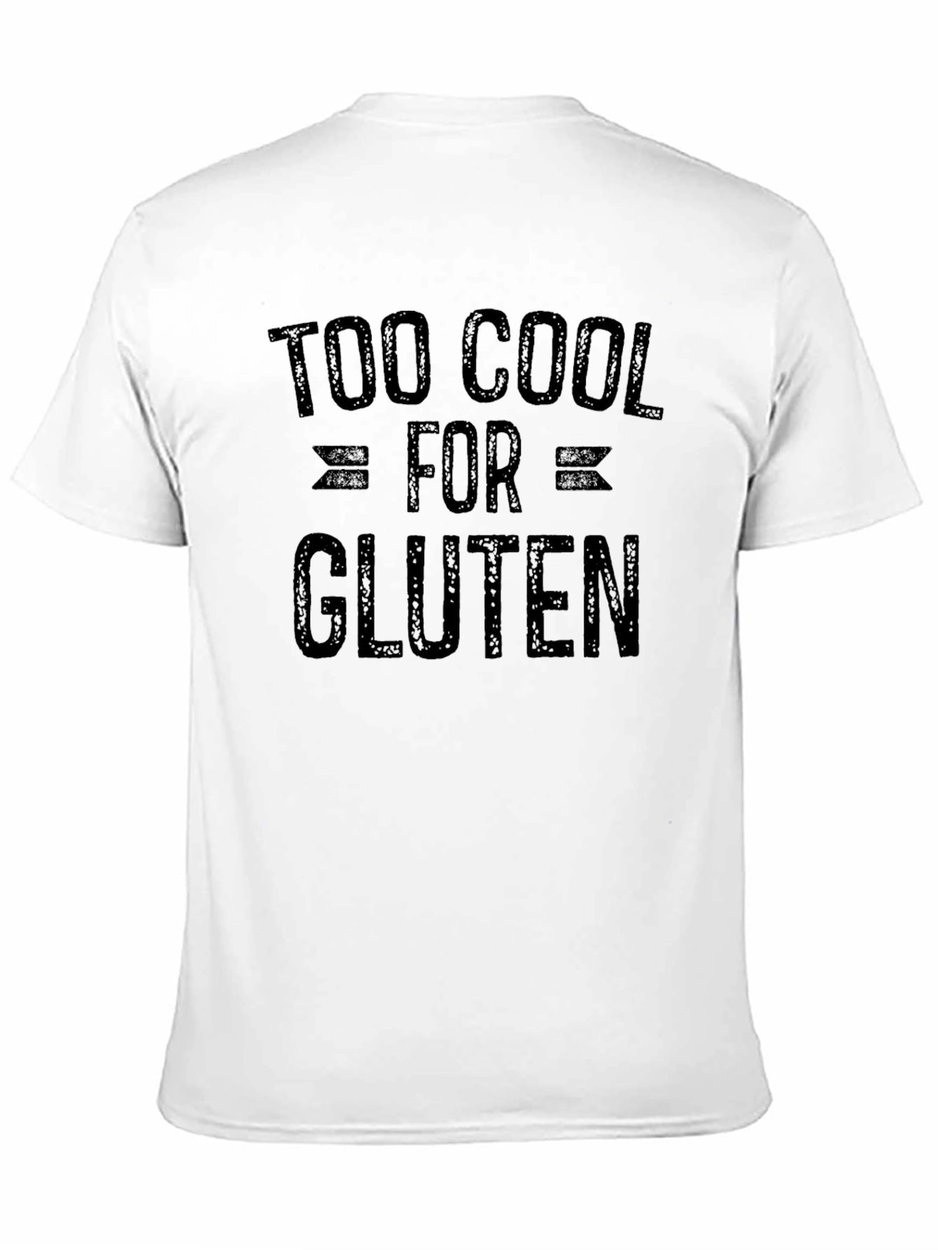 Black Too Cool for Gluten Graphic T-Shirt - Black view 11