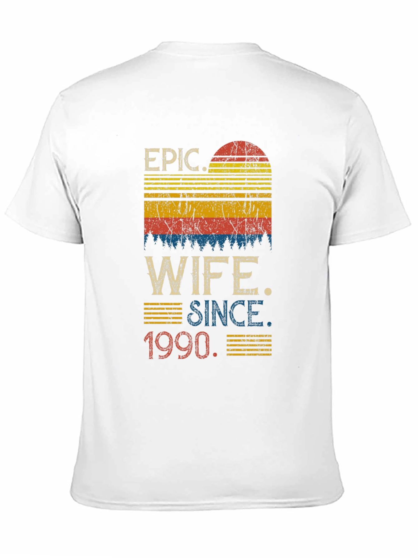 Black Epic Wife Since 1990 Graphic Tee view 11