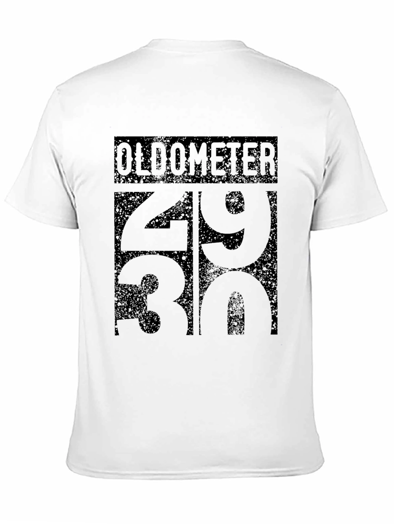 Black Oldometer T-Shirt - 29 Turning 30 Birthday Tee view 11
