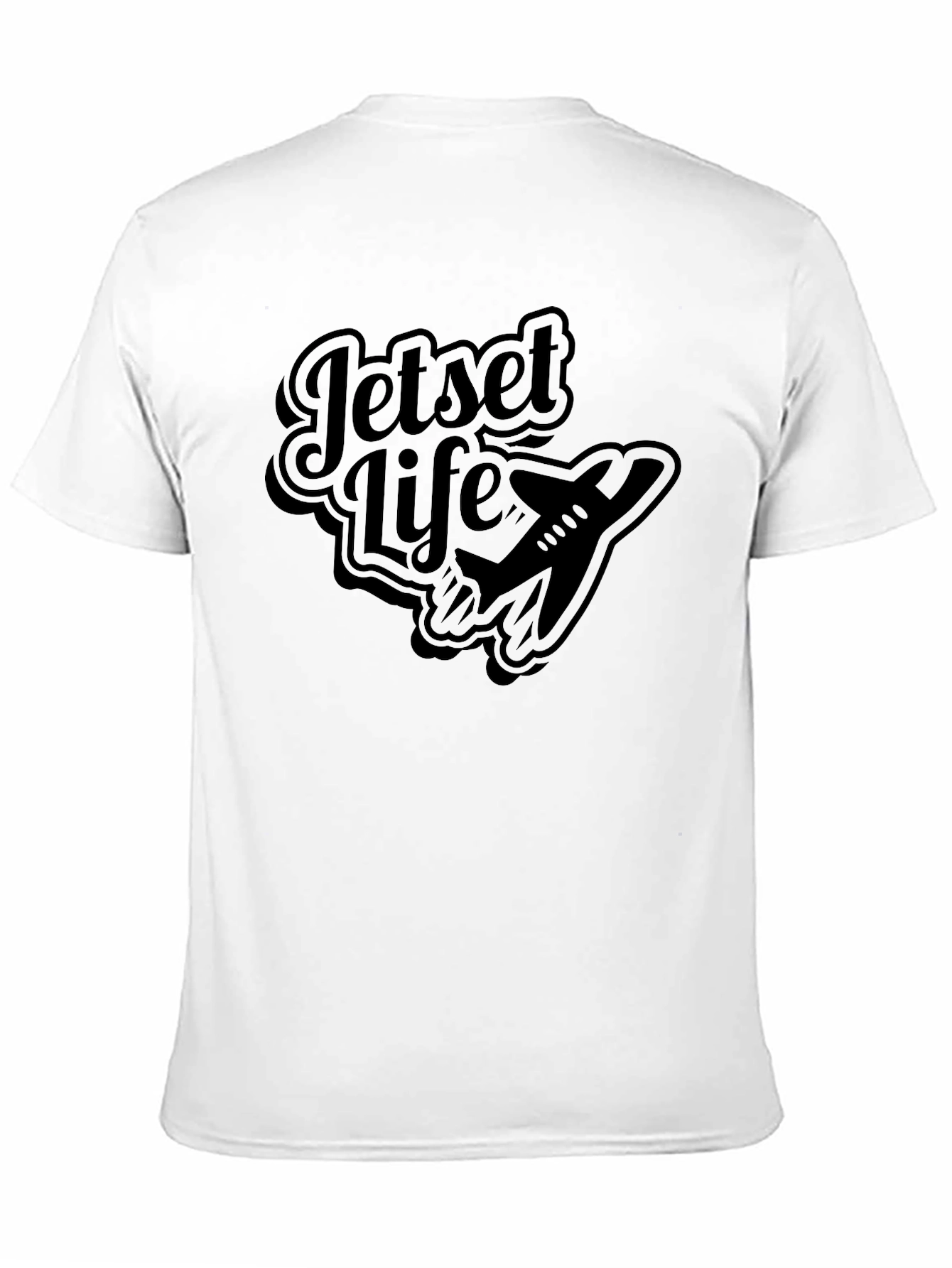 Black Jetset Life Graphic T-Shirt - Black view 11