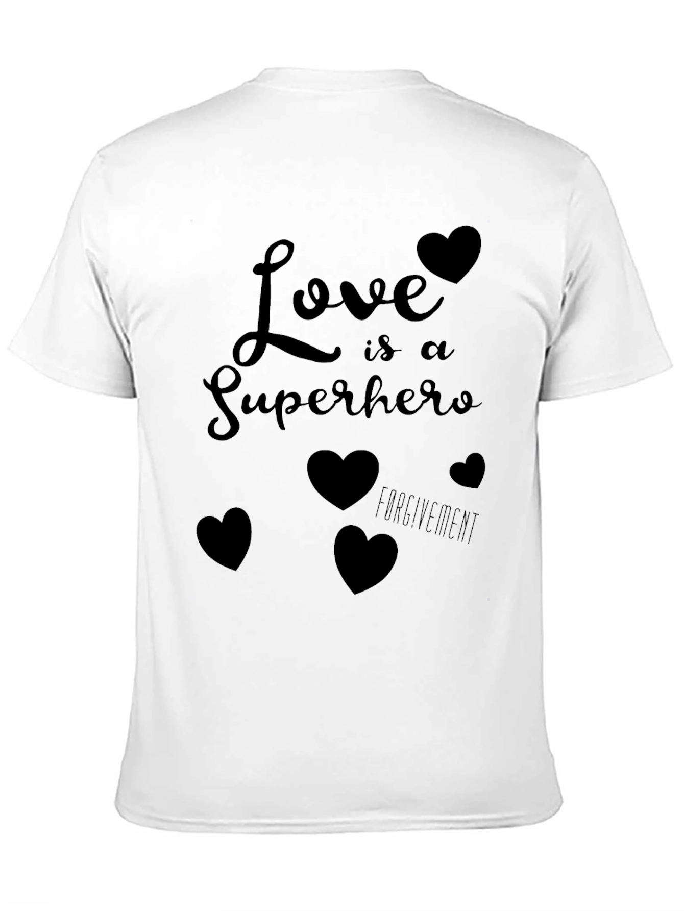 Black Love Is a Superhero Graphic Tee - Soft Cotton Blend view 11