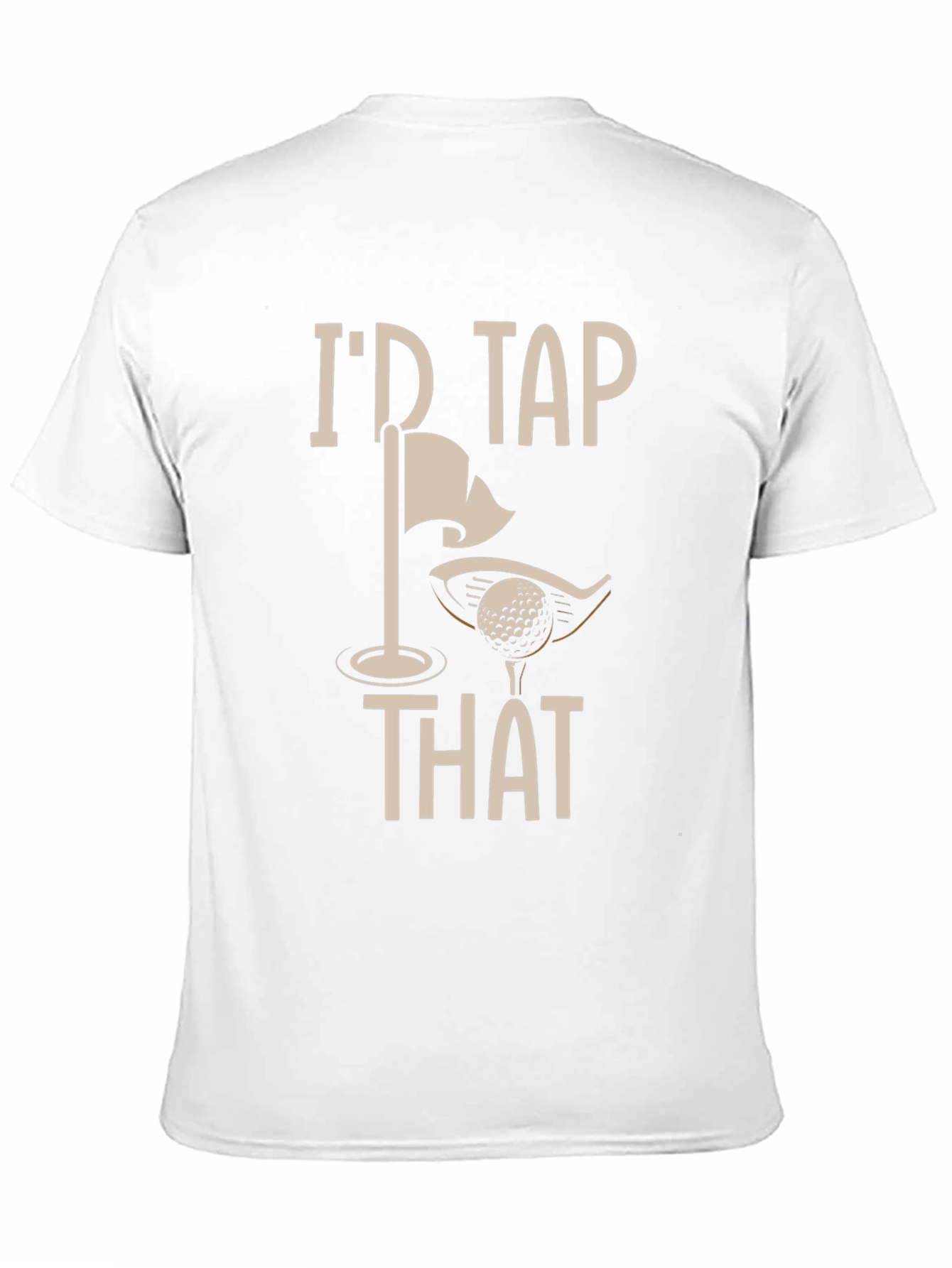 Black I'd Tap That Golf T-Shirt Funny Golfer Tee view 11