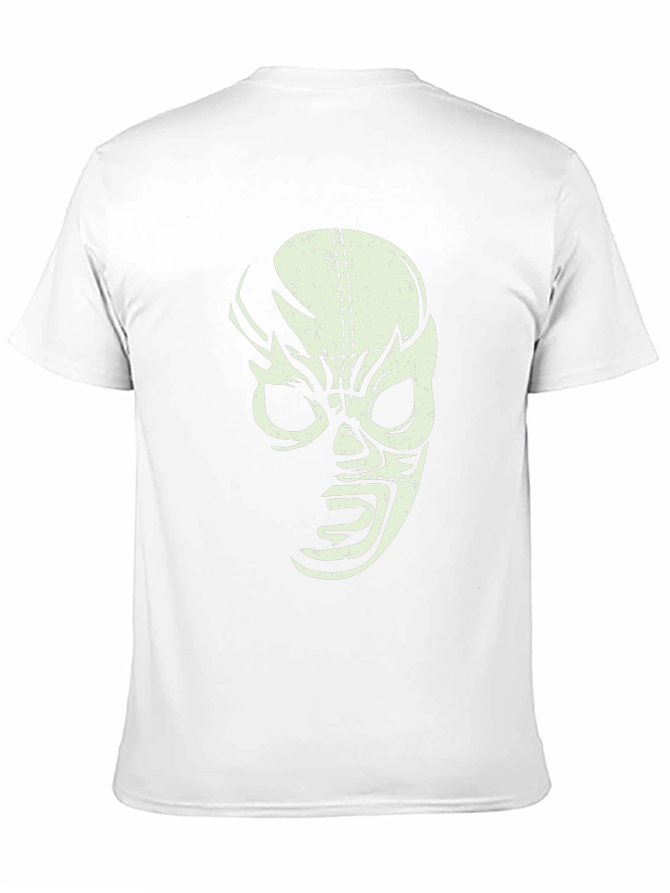 Black Lucha Libre Mask Graphic T-Shirt - Black view 11