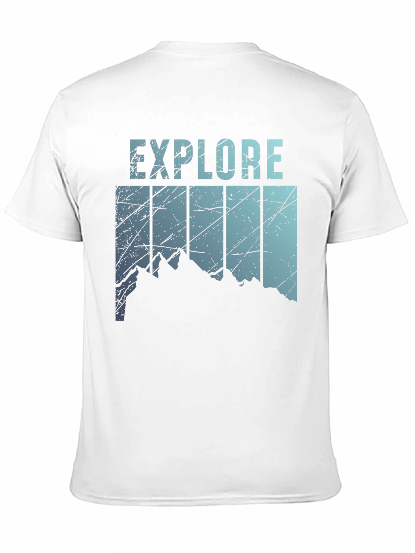 Black Explore Mountain Graphic Tee - Black view 11
