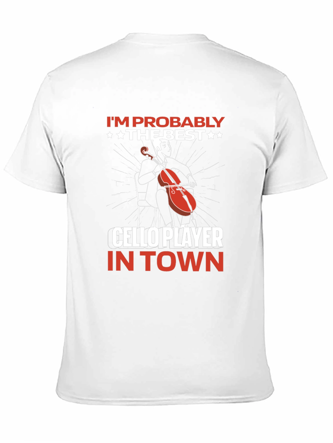 Black Best Cello Player T-Shirt: Music Lover Gift view 11