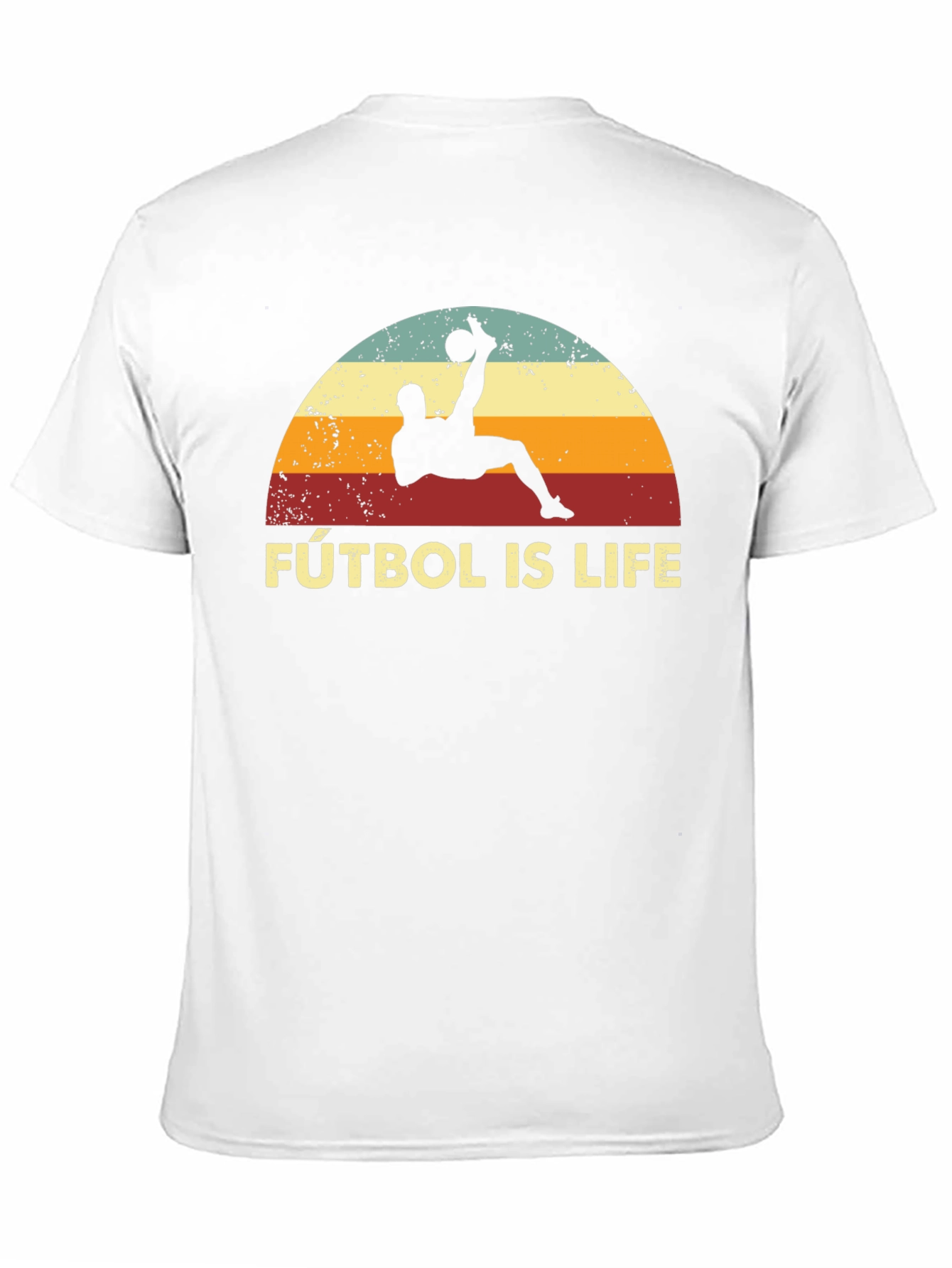 Black Fútbol Is Life Graphic T-Shirt view 11