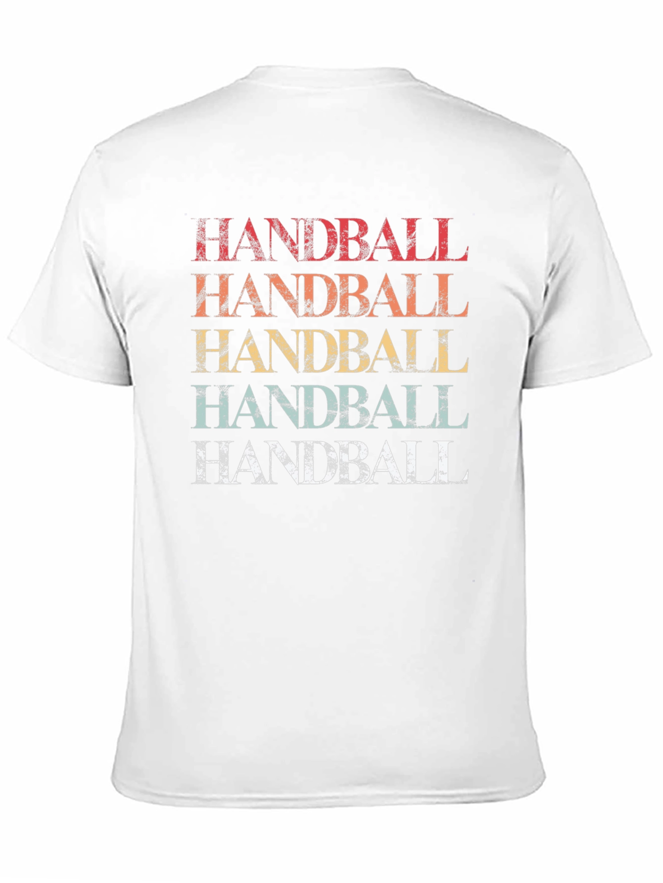 Black Retro Handball T-Shirt - Vintage Style view 11