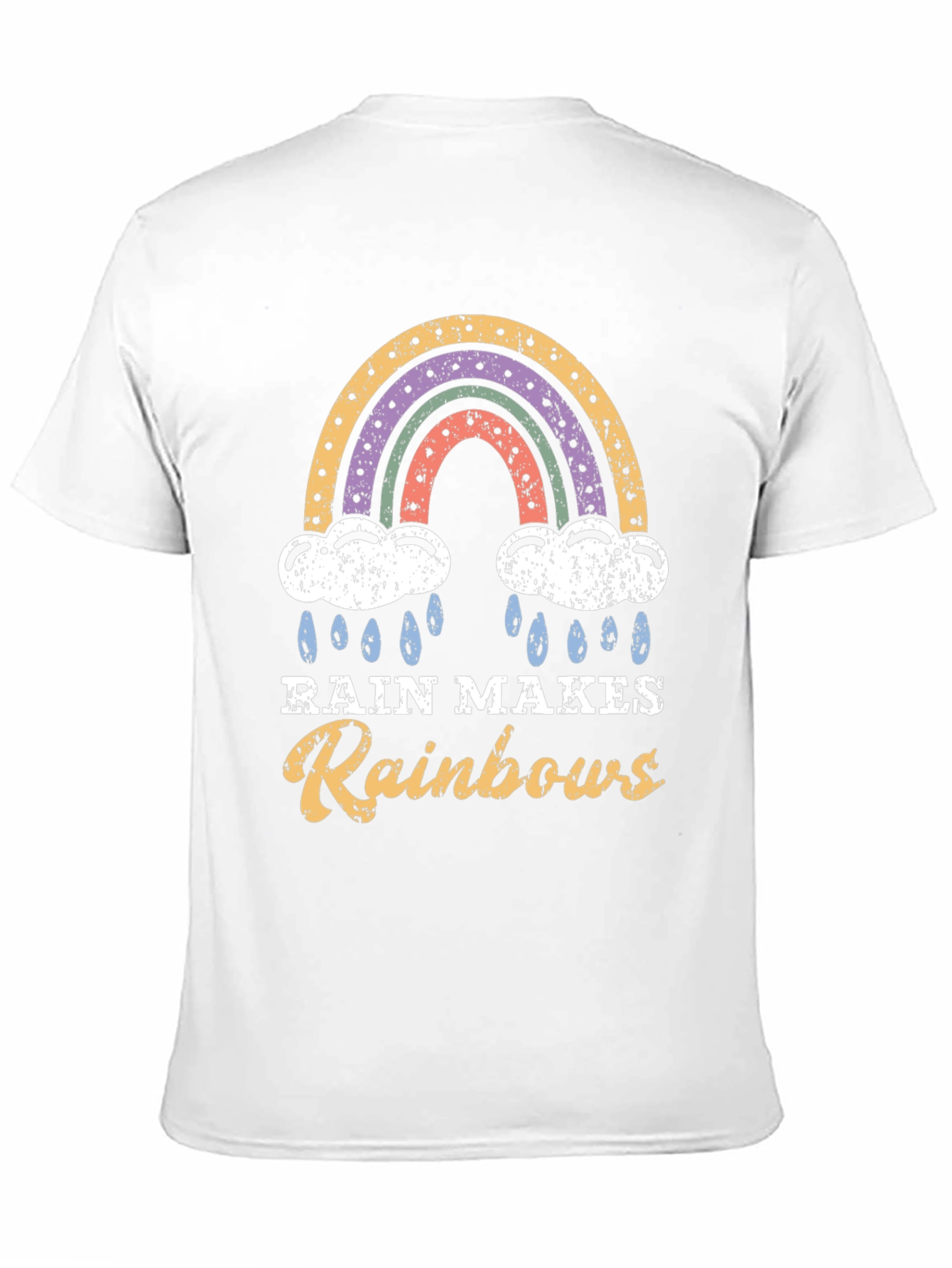 Black Rain Makes Rainbows Graphic T-Shirt view 11
