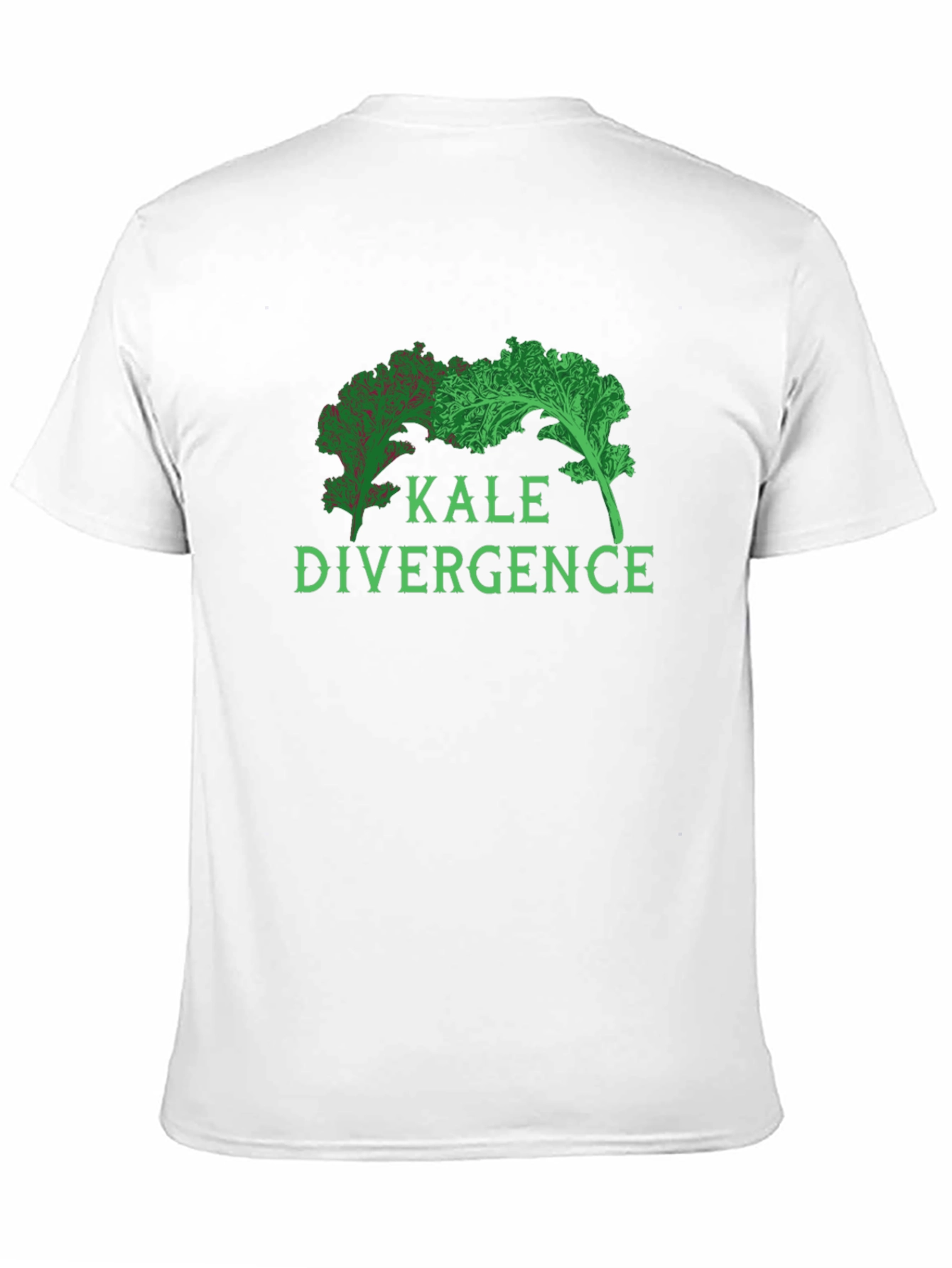 Black Kale Divergence Graphic T-Shirt - Vegan Tee view 11