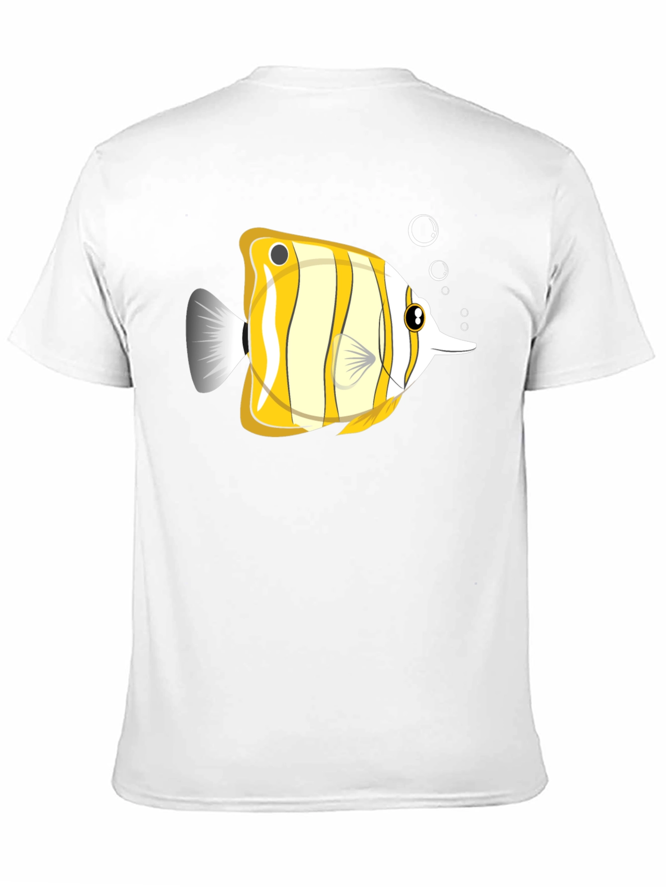 Black Striped Fish Graphic Tee - Unique Design view 11