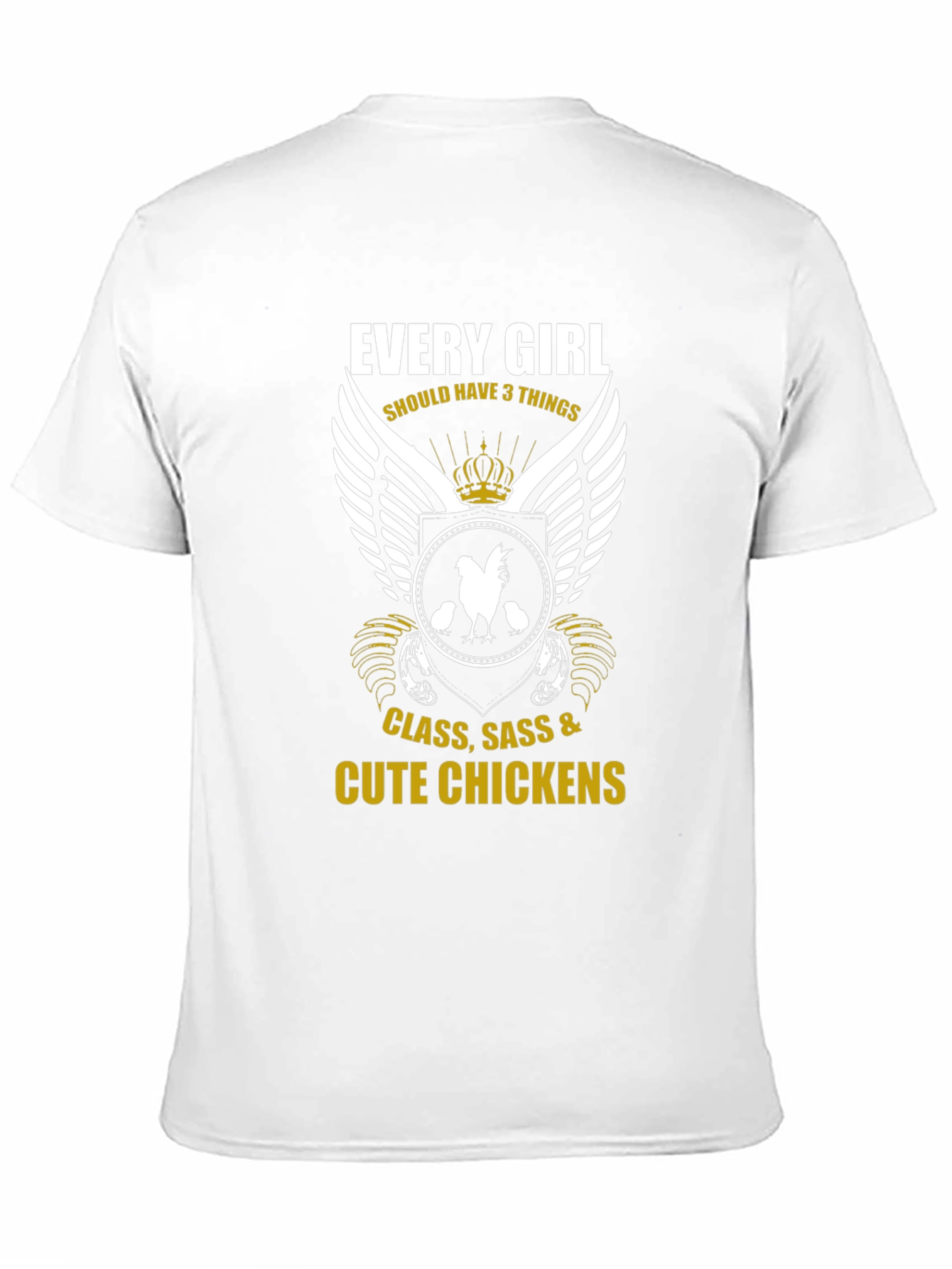 Black Every Girl Needs Cute Chickens T-Shirt view 11
