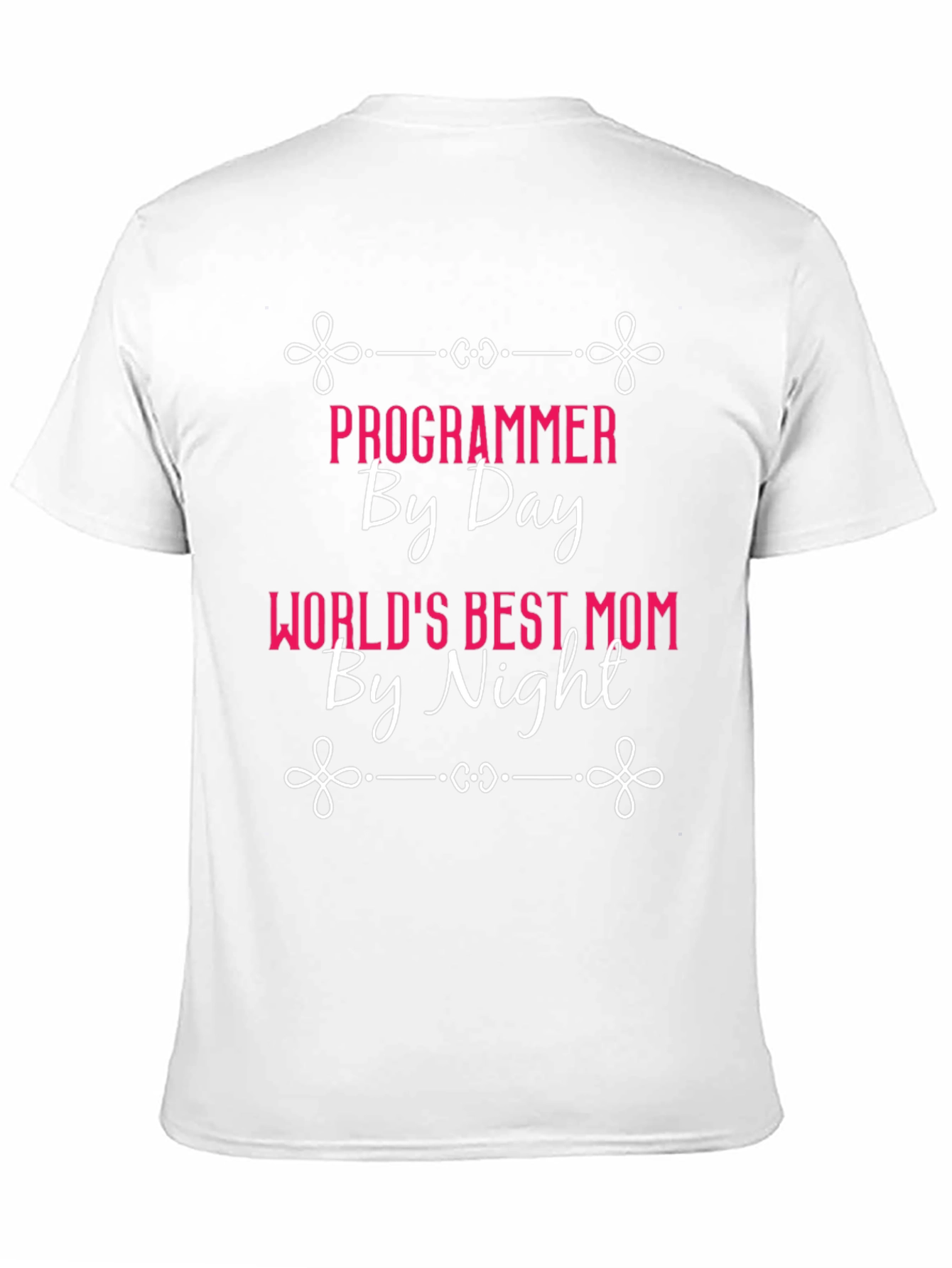 Black Programmer Mom Black T-Shirt - Day and Night view 11