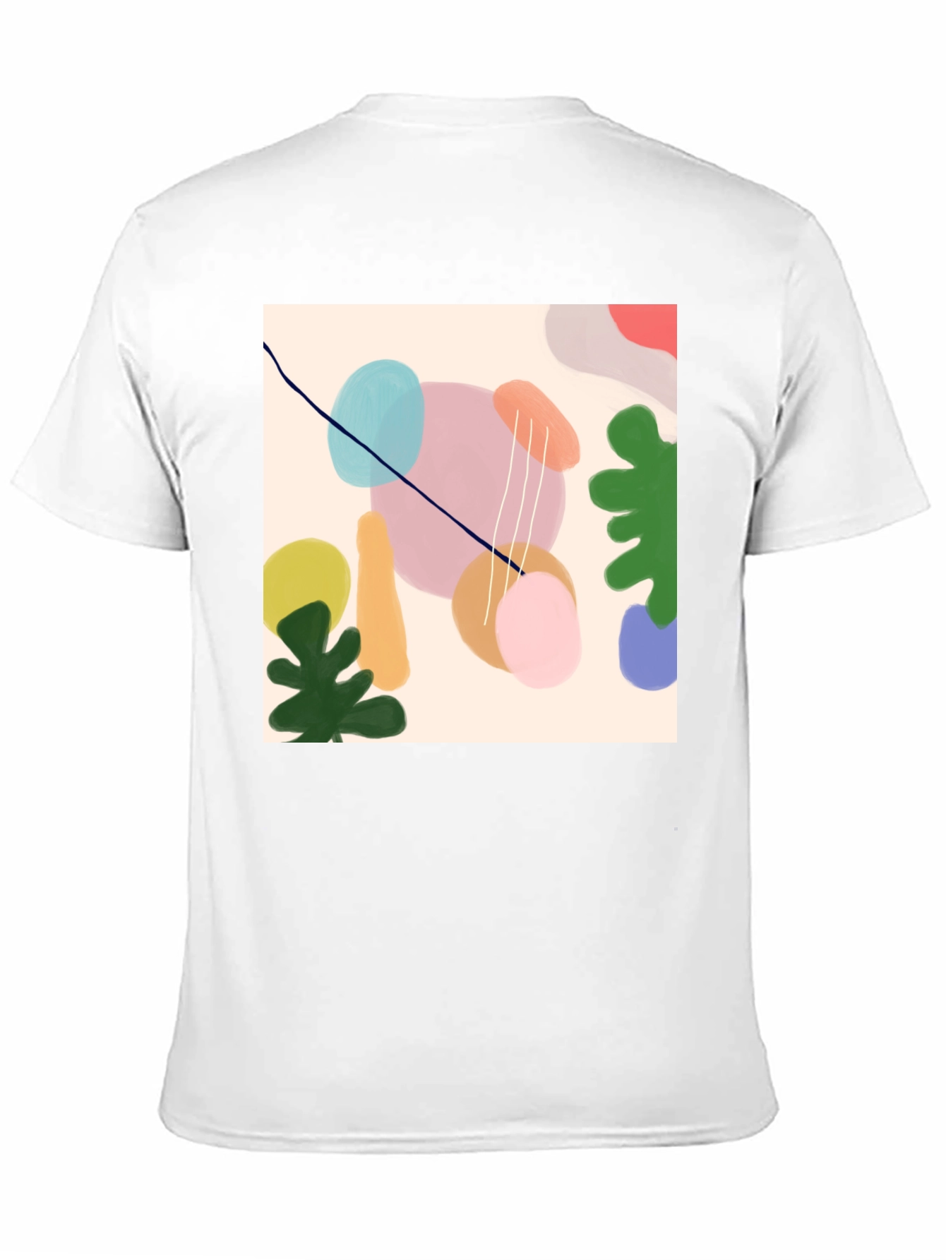 Black Abstract Art T-Shirt - Stylish Graphic Tee view 11