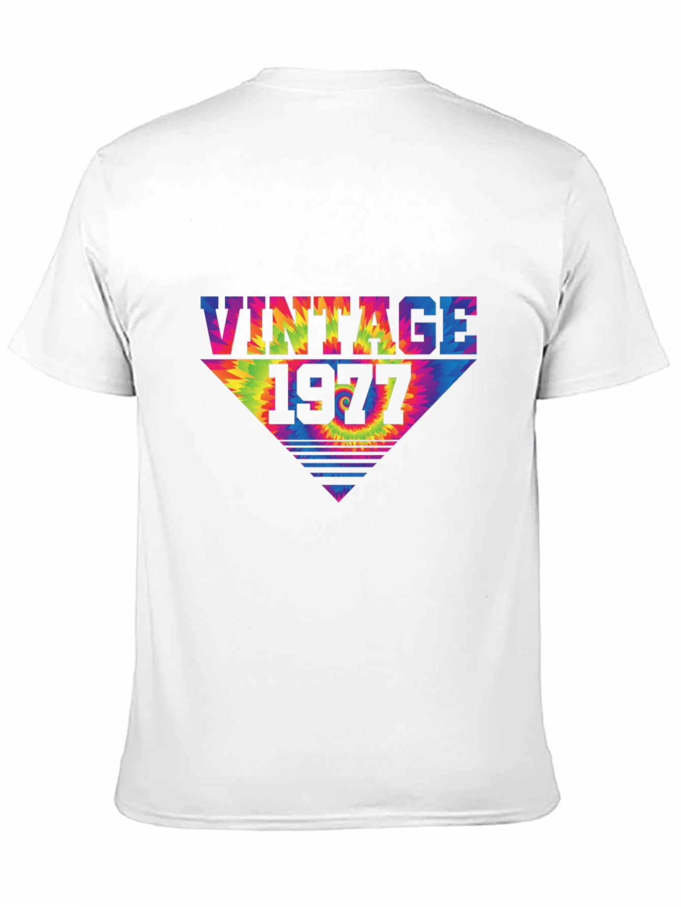 Black Vintage 1977 Tie Dye Graphic Tee view 11