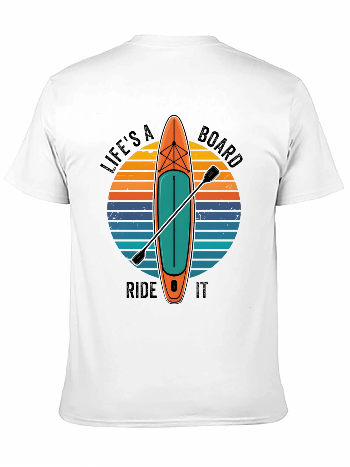 Black Life's a Board Ride It T-Shirt view 11