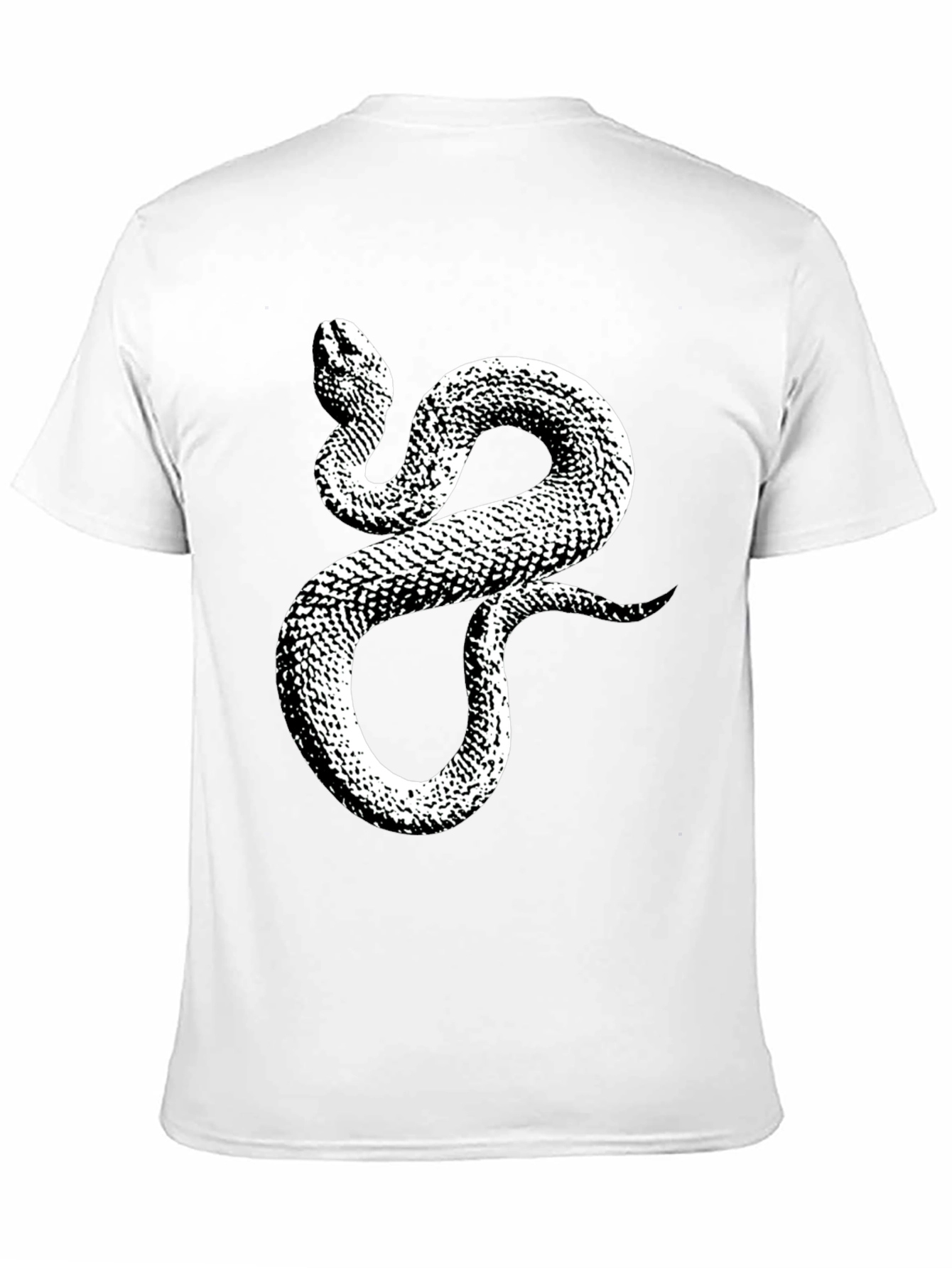 Black Snake Graphic Tee - Men's Black T-Shirt view 11