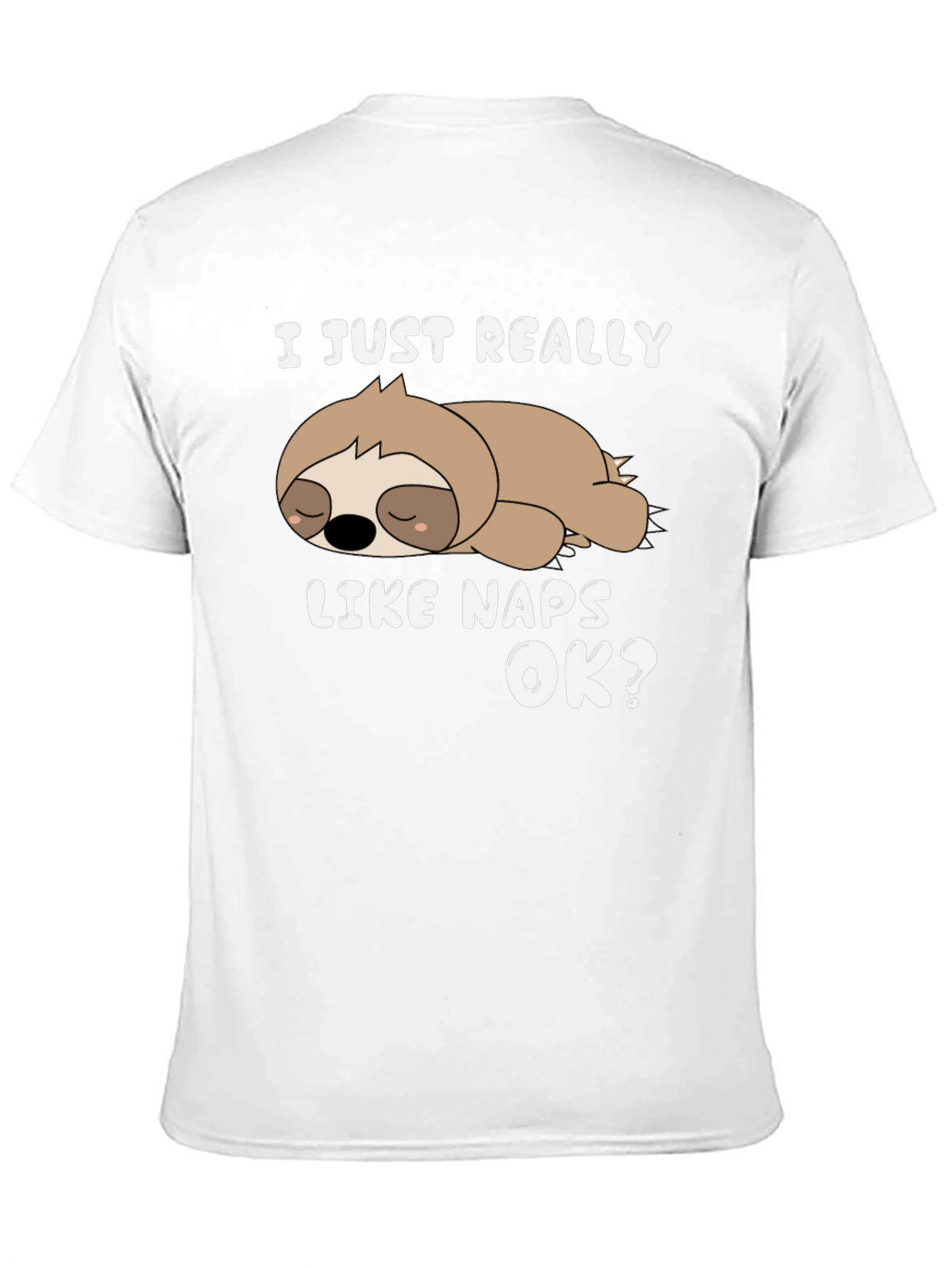 Black Sloth Naps Graphic T-Shirt view 11