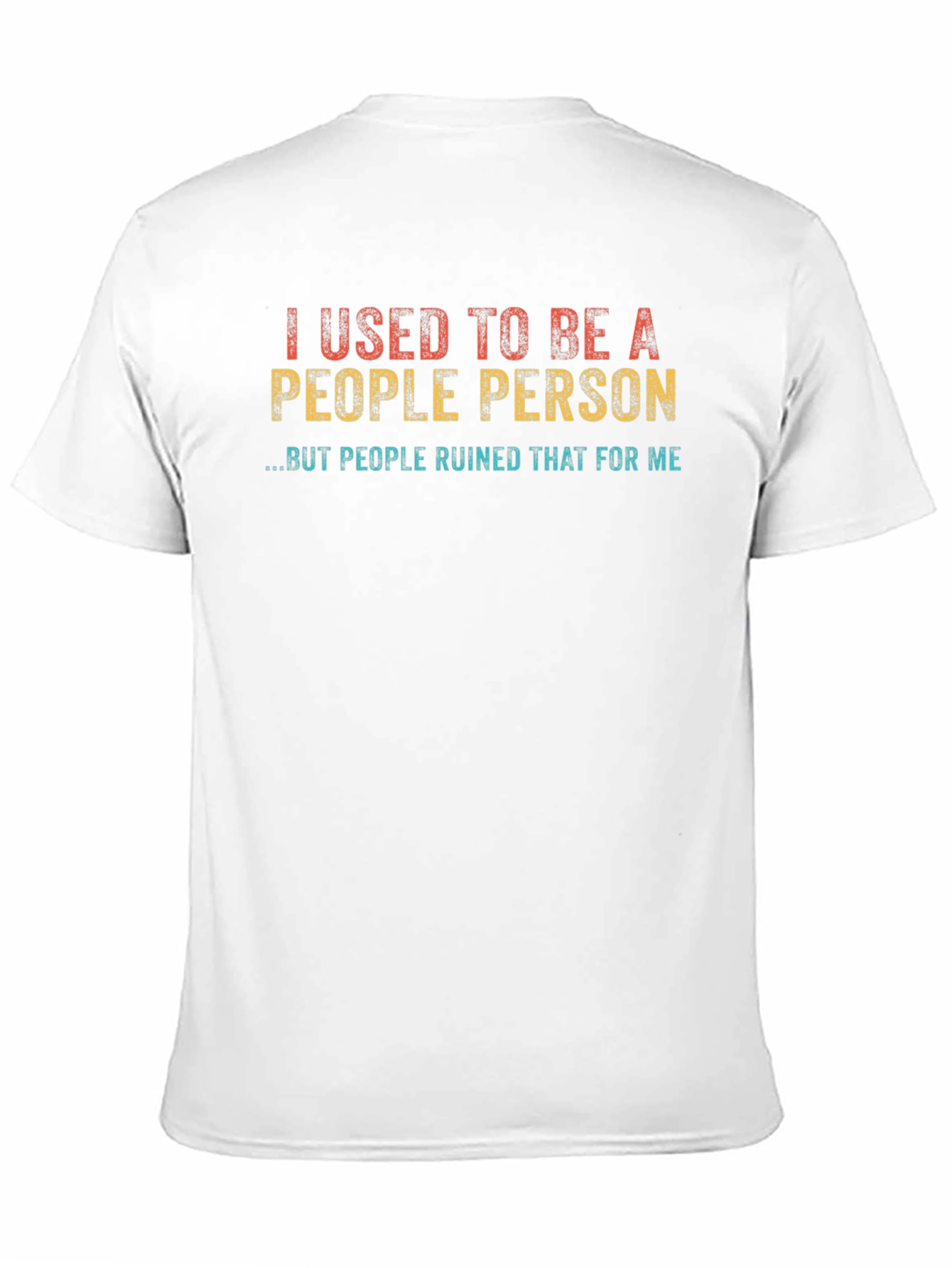 Black I Used to Be a People Person T-Shirt view 11