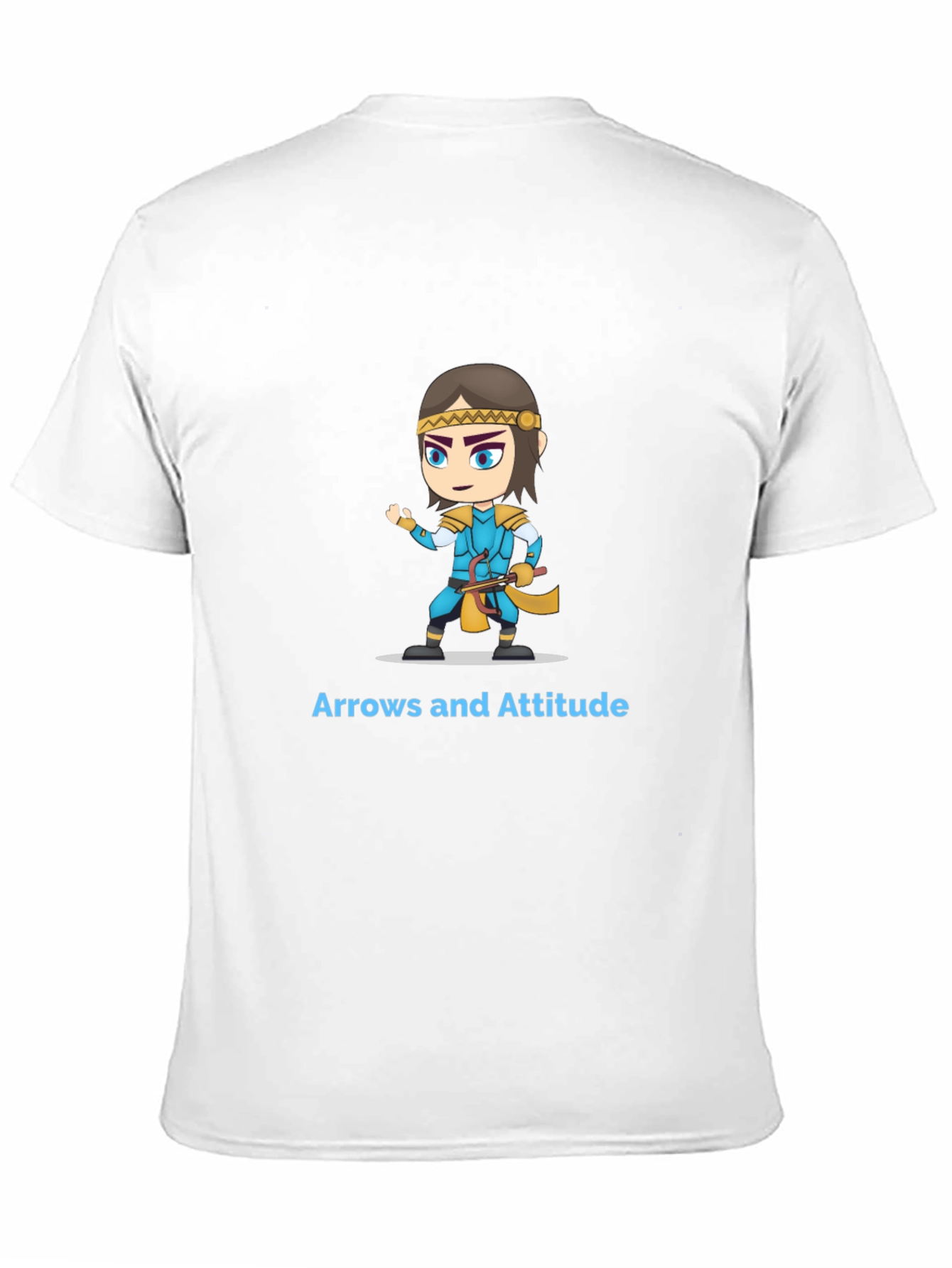 Black Arrows and Attitude Graphic Tee view 11