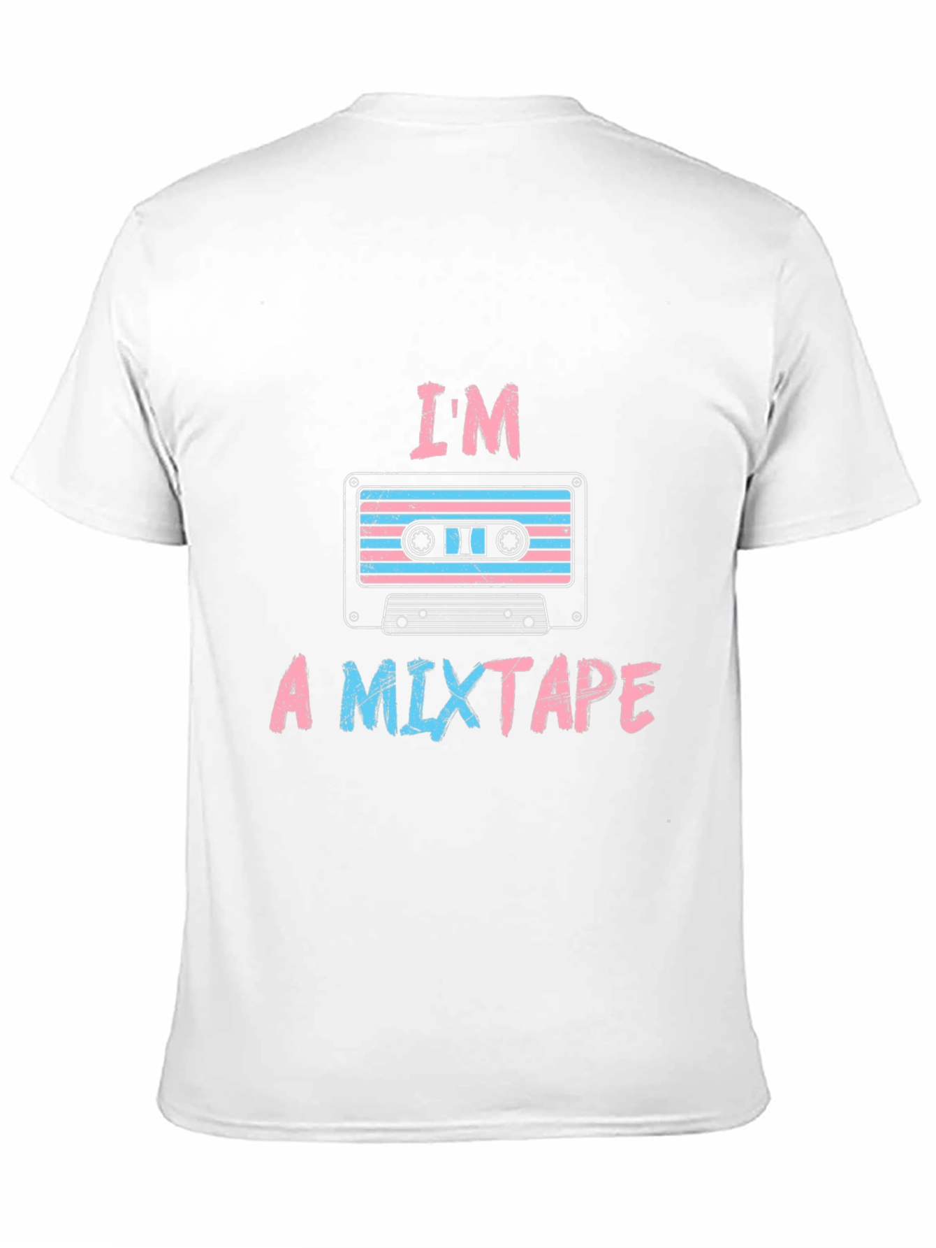 Black I'm A Mixtape T-Shirt - Trans Pride view 11