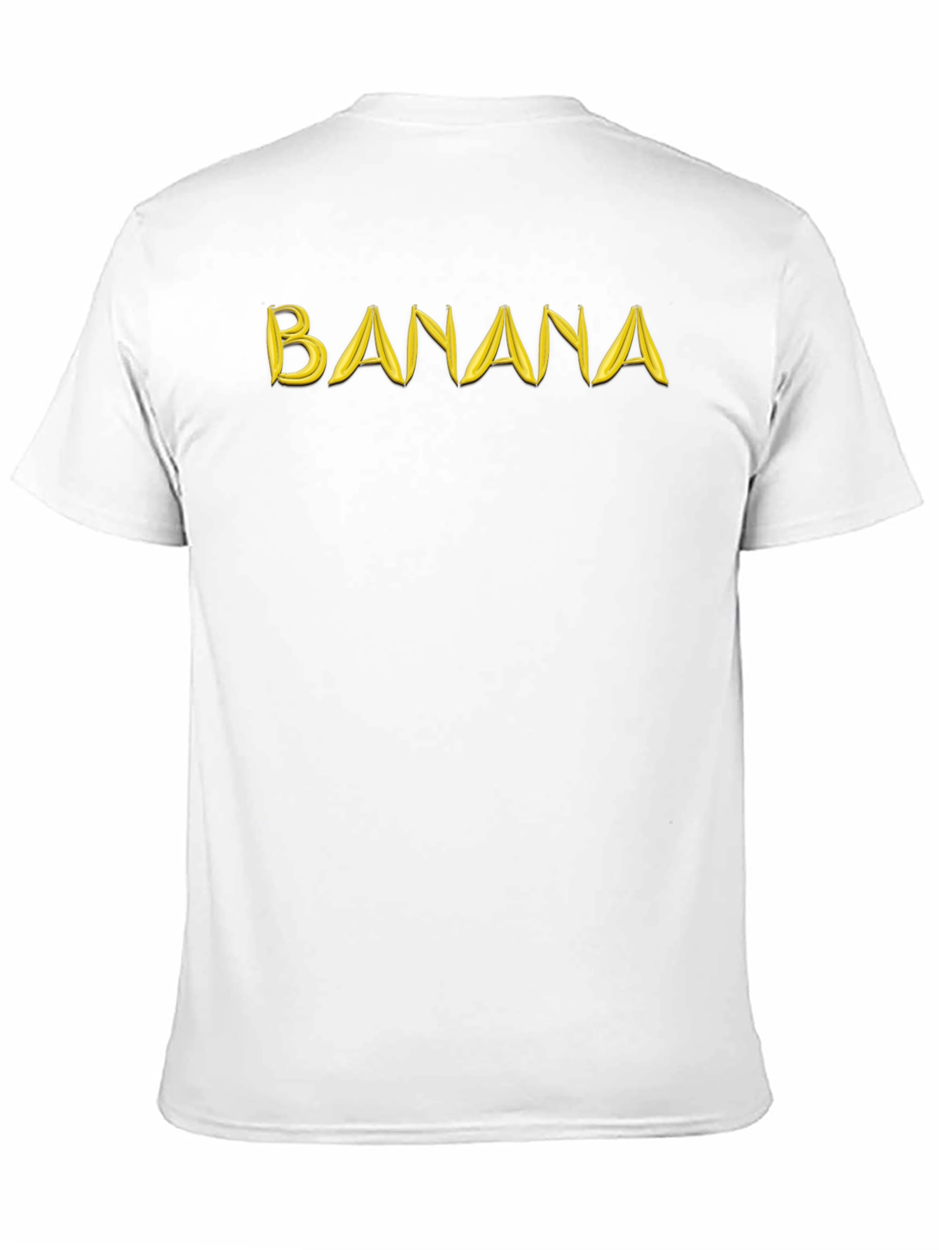 Black Banana Fruit Graphic T-Shirt - Black Cotton Tee view 11