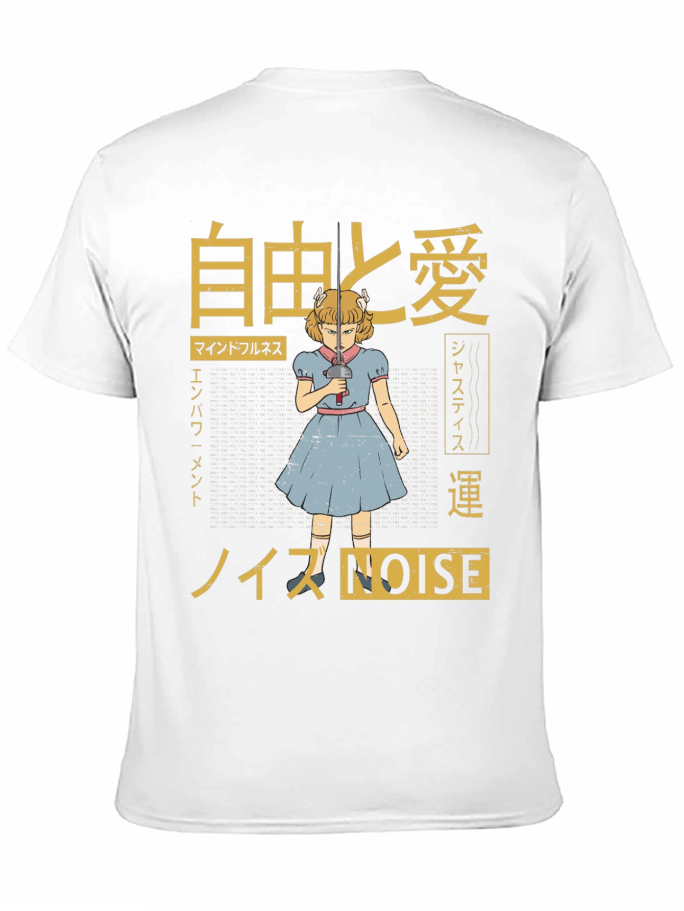 Black Anime Inspired Graphic Tee view 11