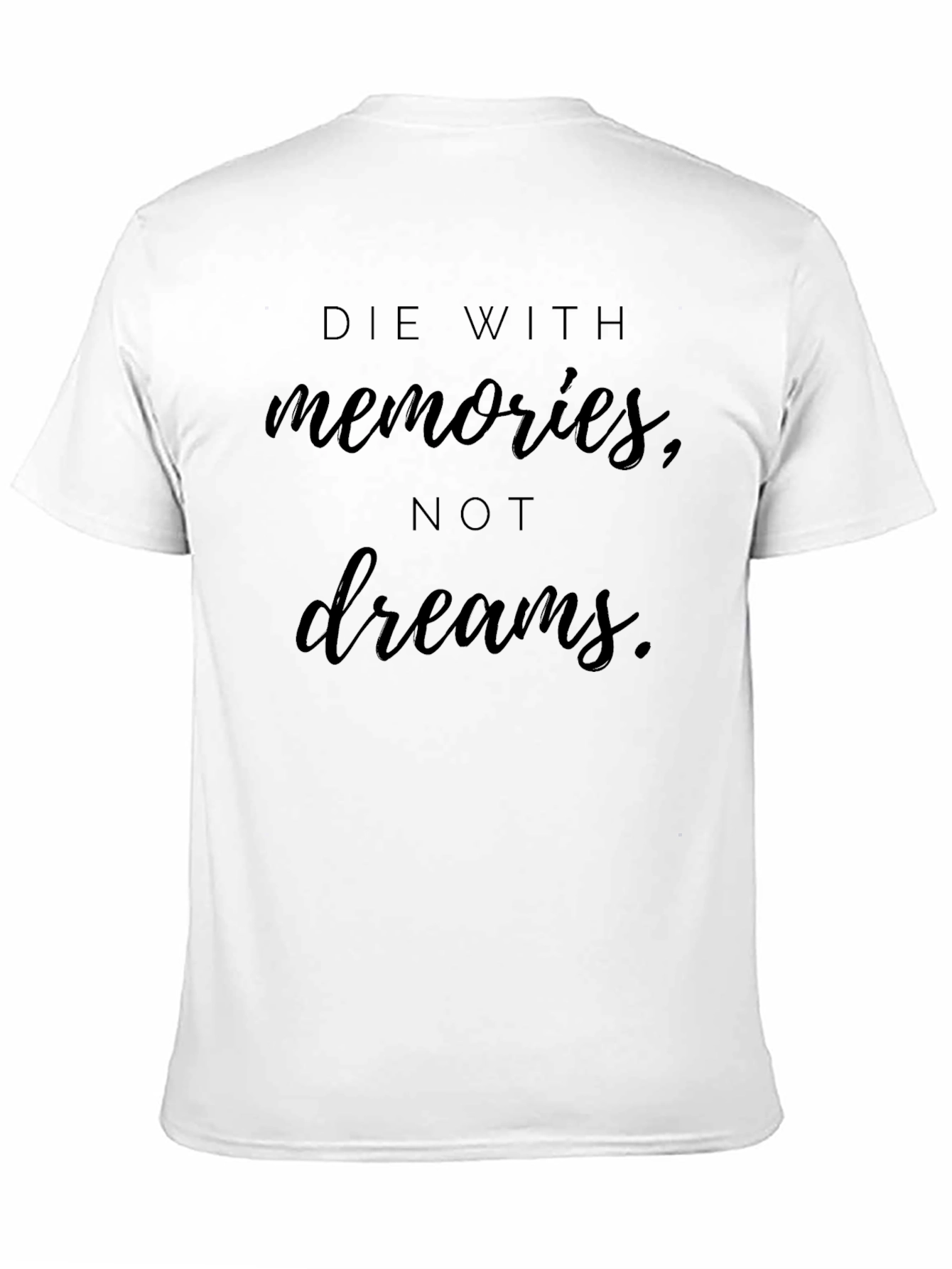 Black Die With Memories Black T-Shirt view 11