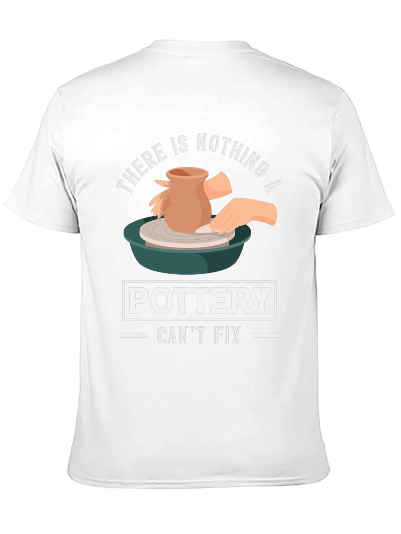 Black Pottery Fix T-Shirt, Ceramic Art Tee view 11